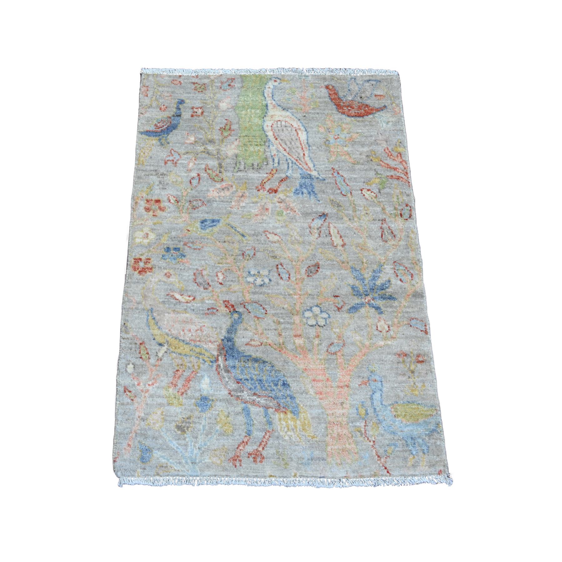 Oushak-And-Peshawar-Hand-Knotted-Rug-100165