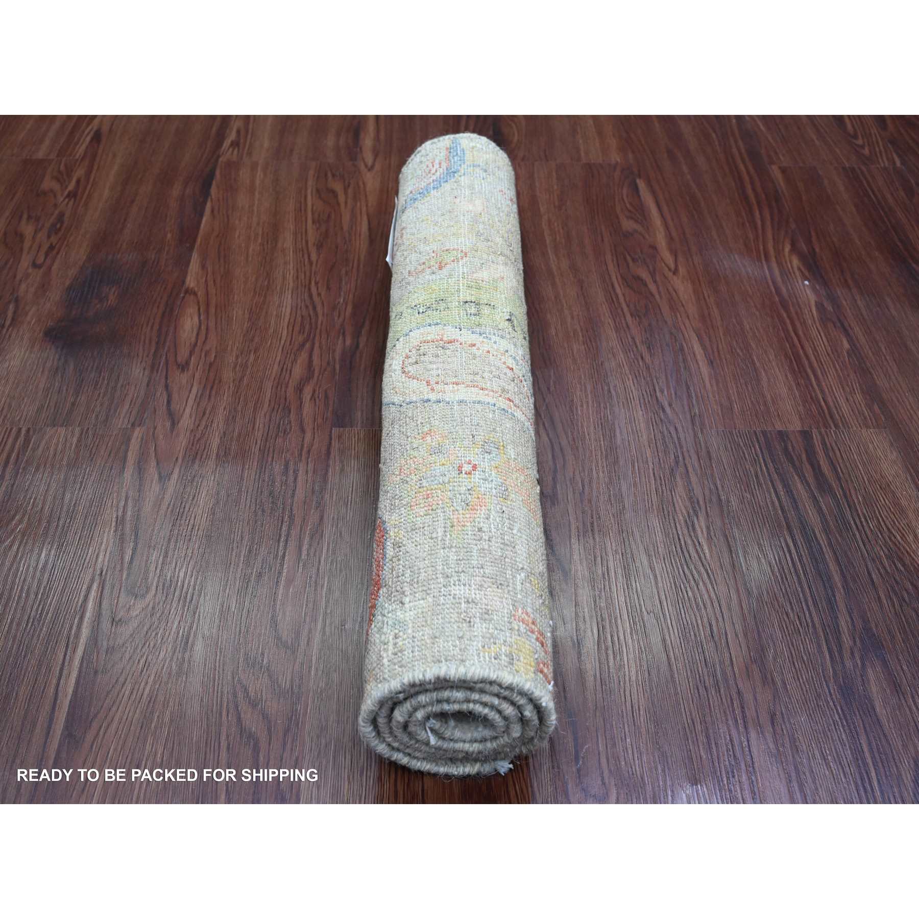 Oushak-And-Peshawar-Hand-Knotted-Rug-100165