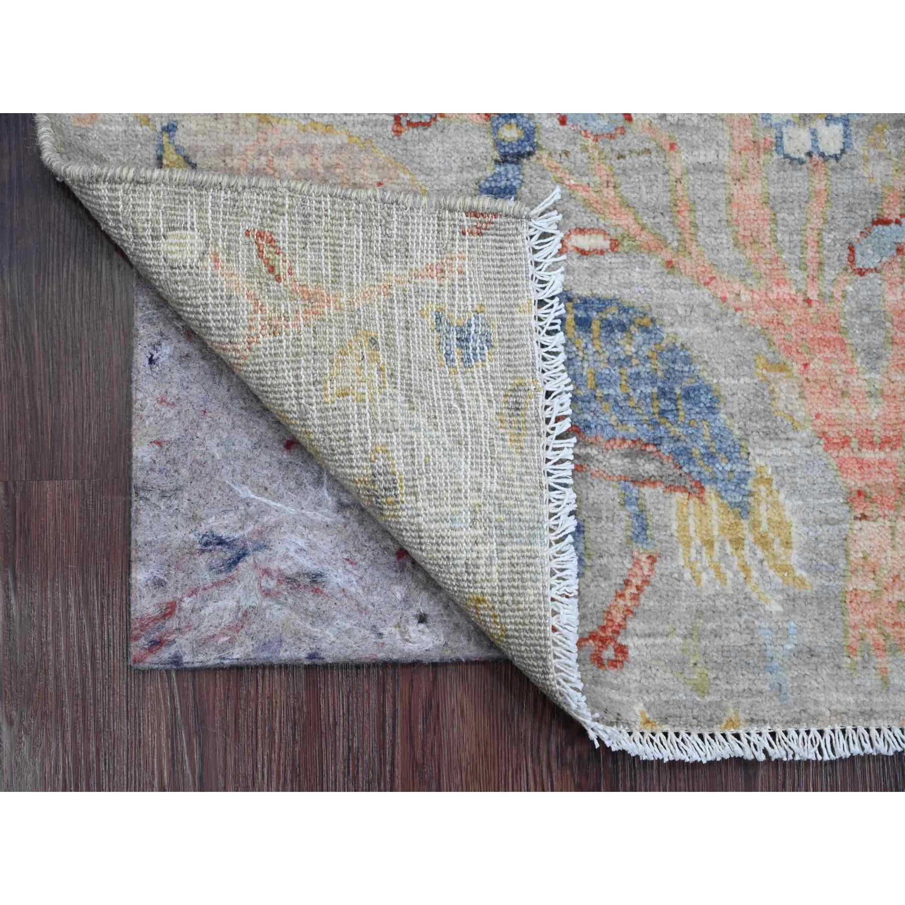 Oushak-And-Peshawar-Hand-Knotted-Rug-100180