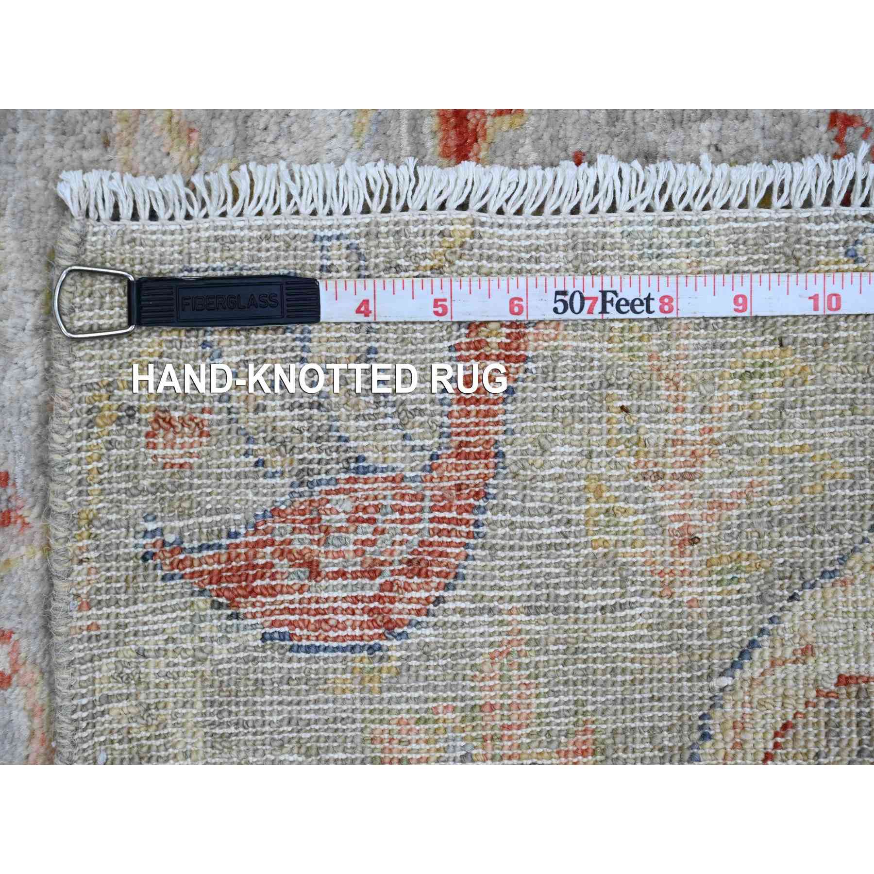 Oushak-And-Peshawar-Hand-Knotted-Rug-100180