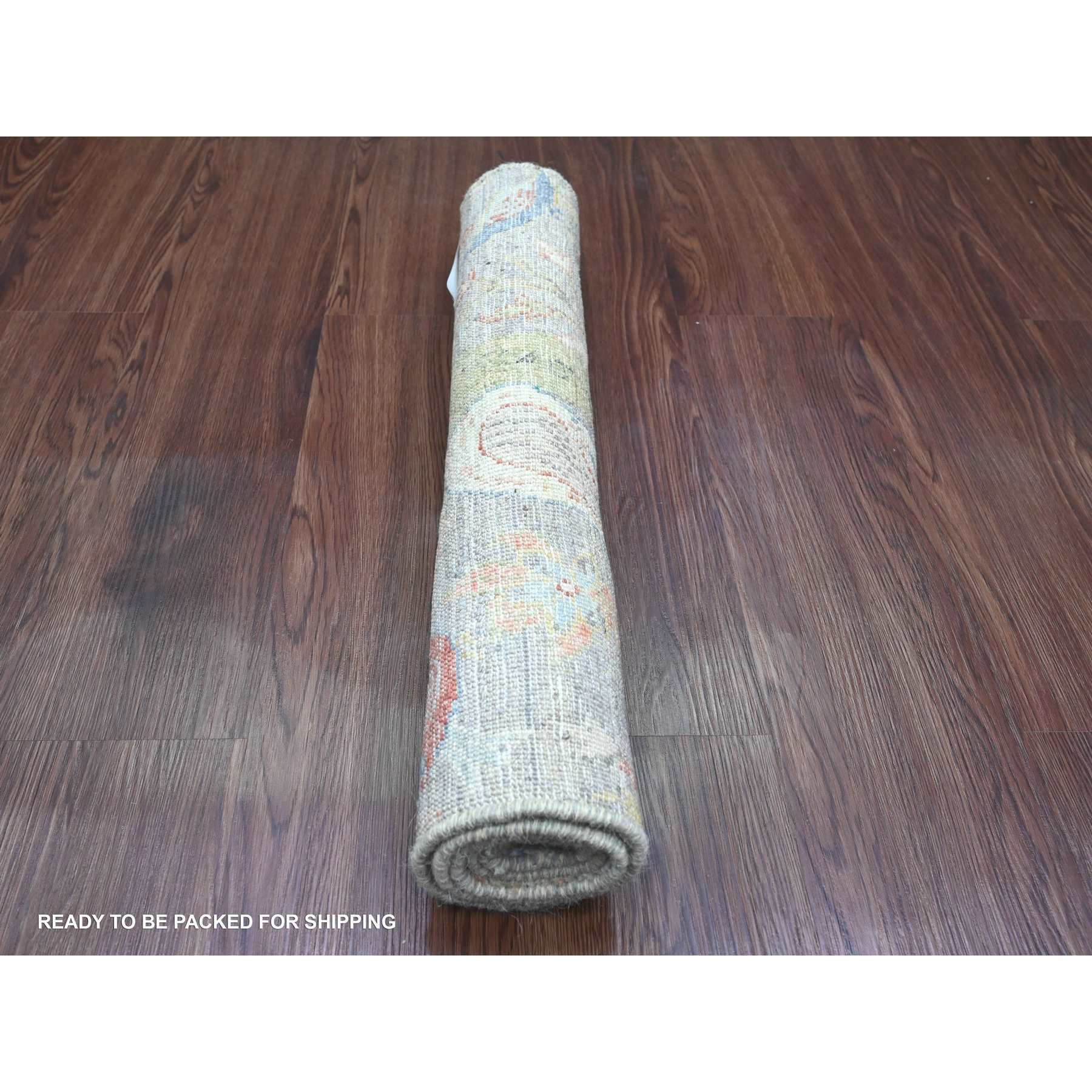 Oushak-And-Peshawar-Hand-Knotted-Rug-100210