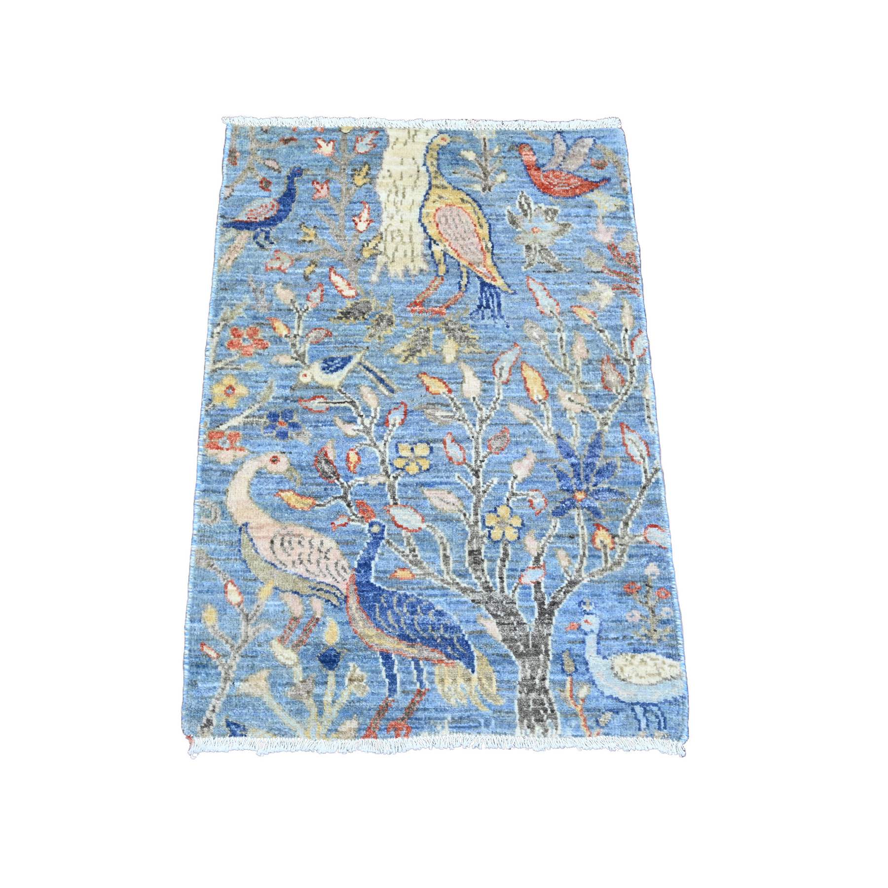 Oushak-And-Peshawar-Hand-Knotted-Rug-100220