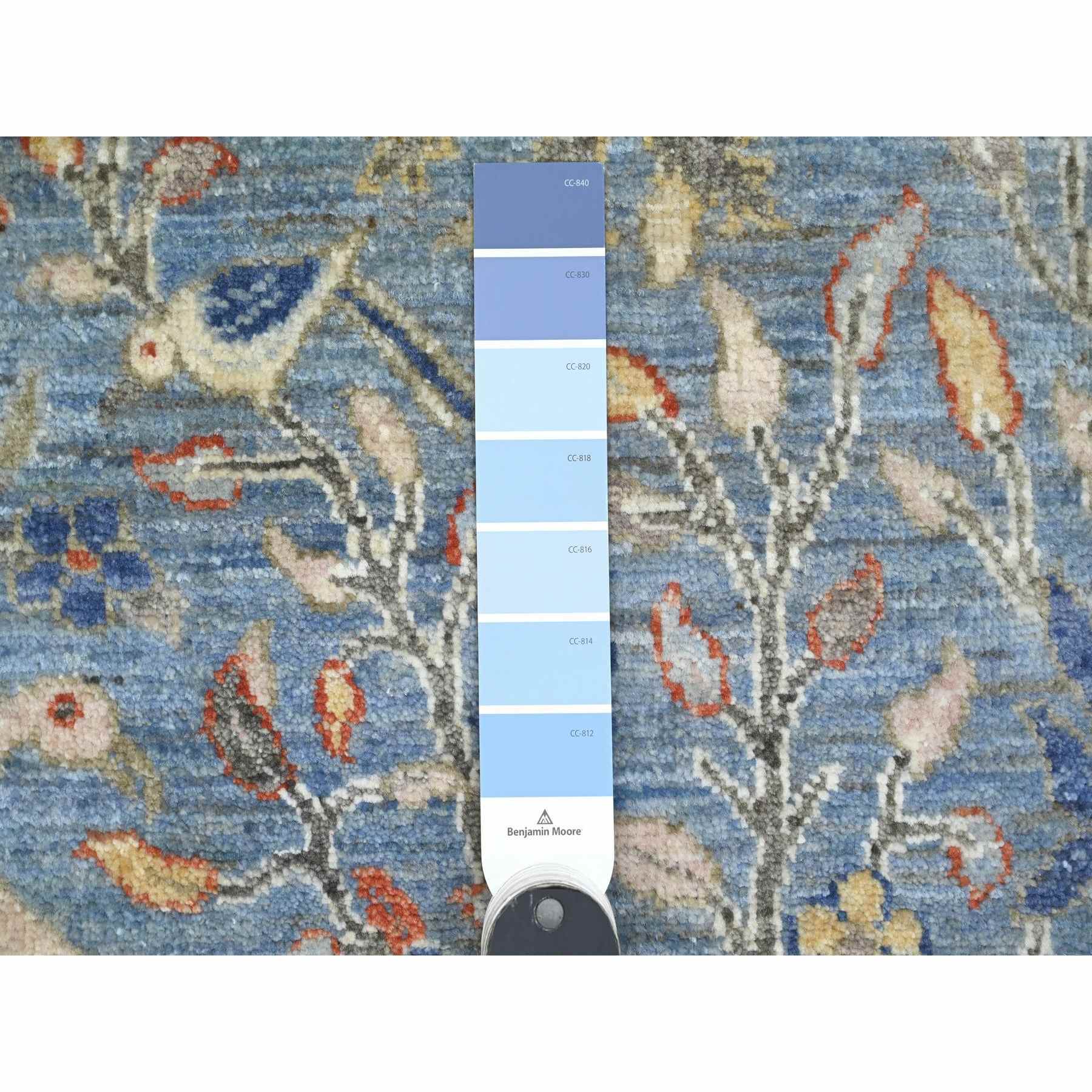 Oushak-And-Peshawar-Hand-Knotted-Rug-100220