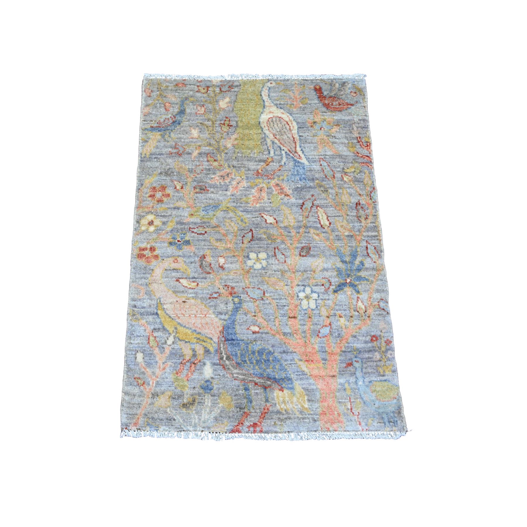 Oushak-And-Peshawar-Hand-Knotted-Rug-100240