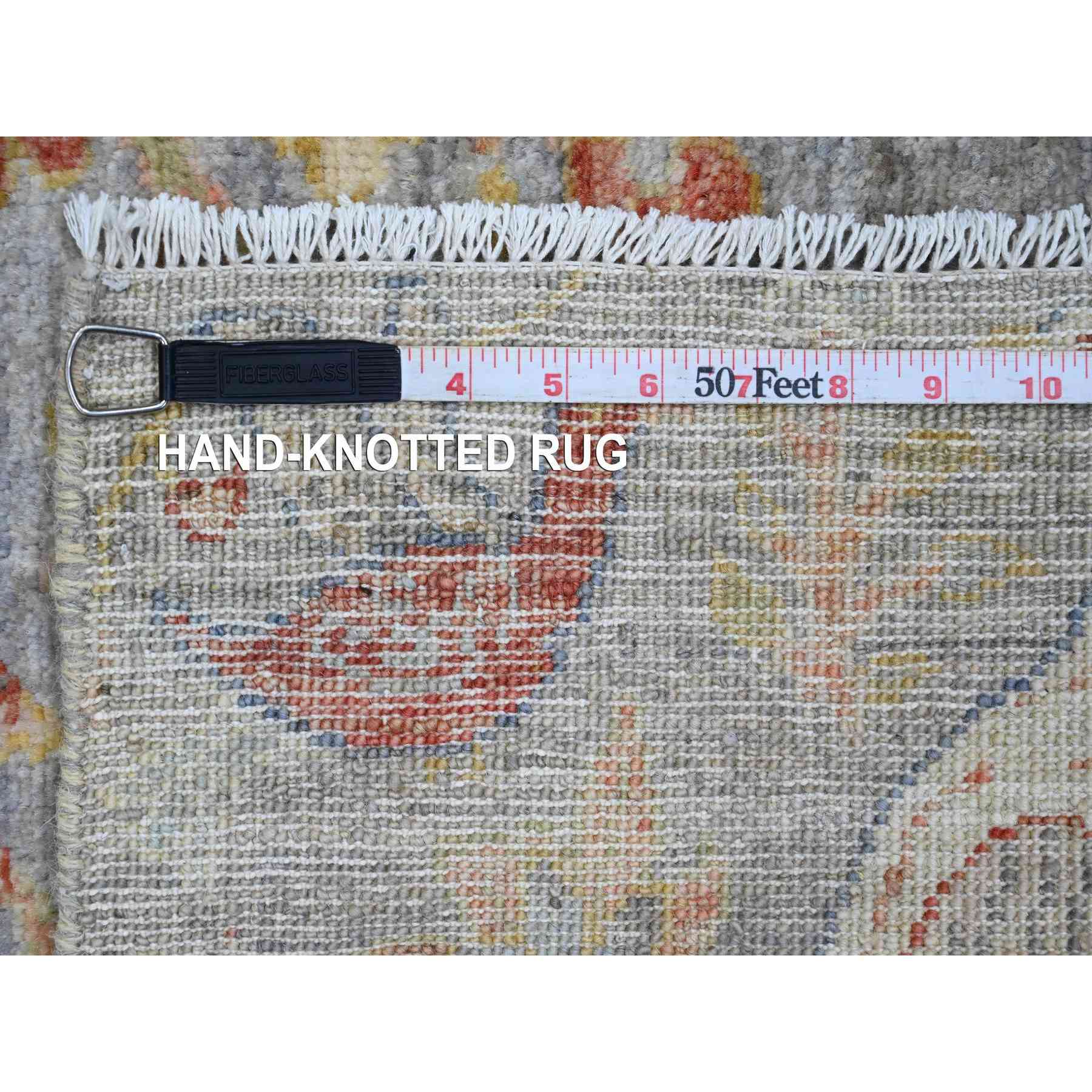 Oushak-And-Peshawar-Hand-Knotted-Rug-100240