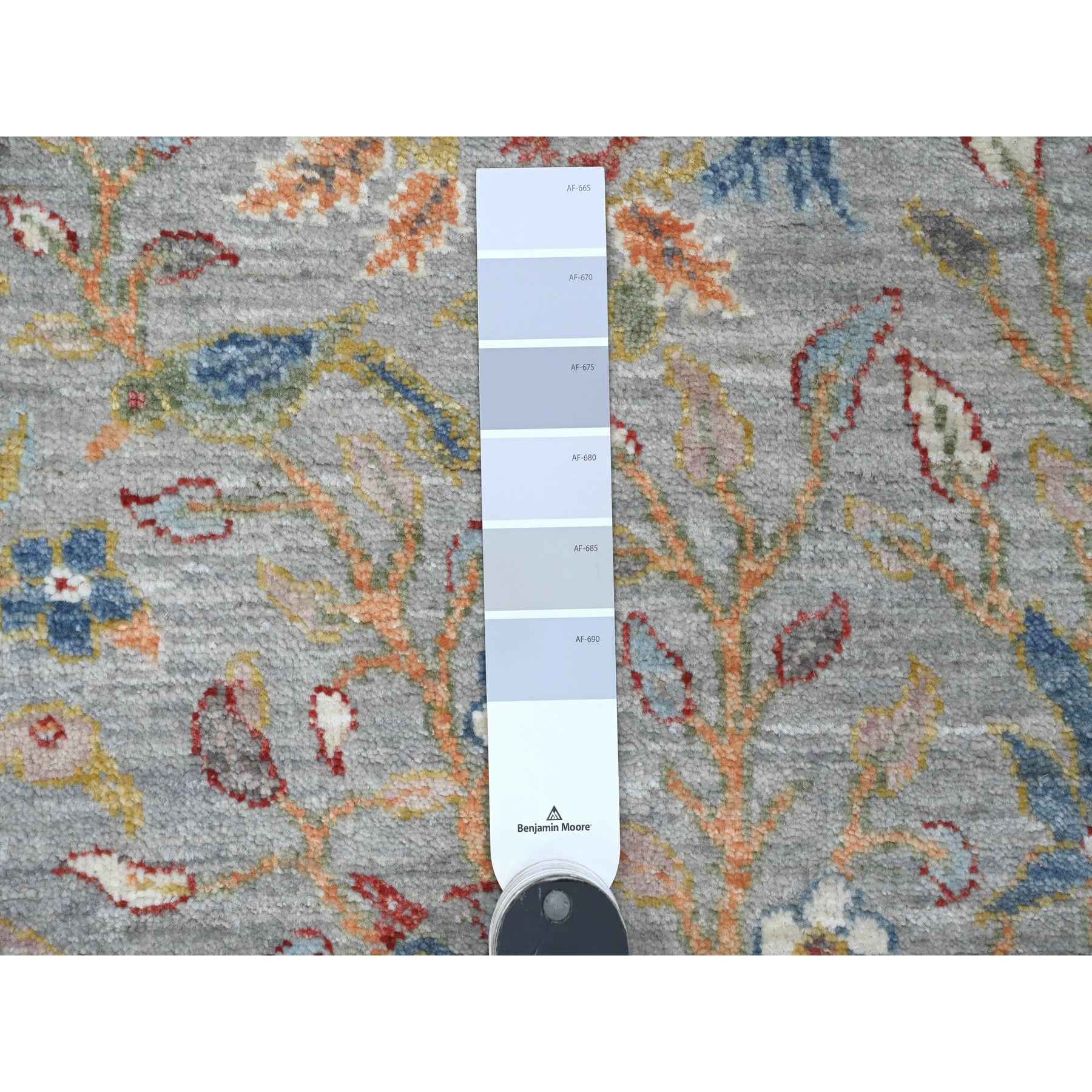 Oushak-And-Peshawar-Hand-Knotted-Rug-100245