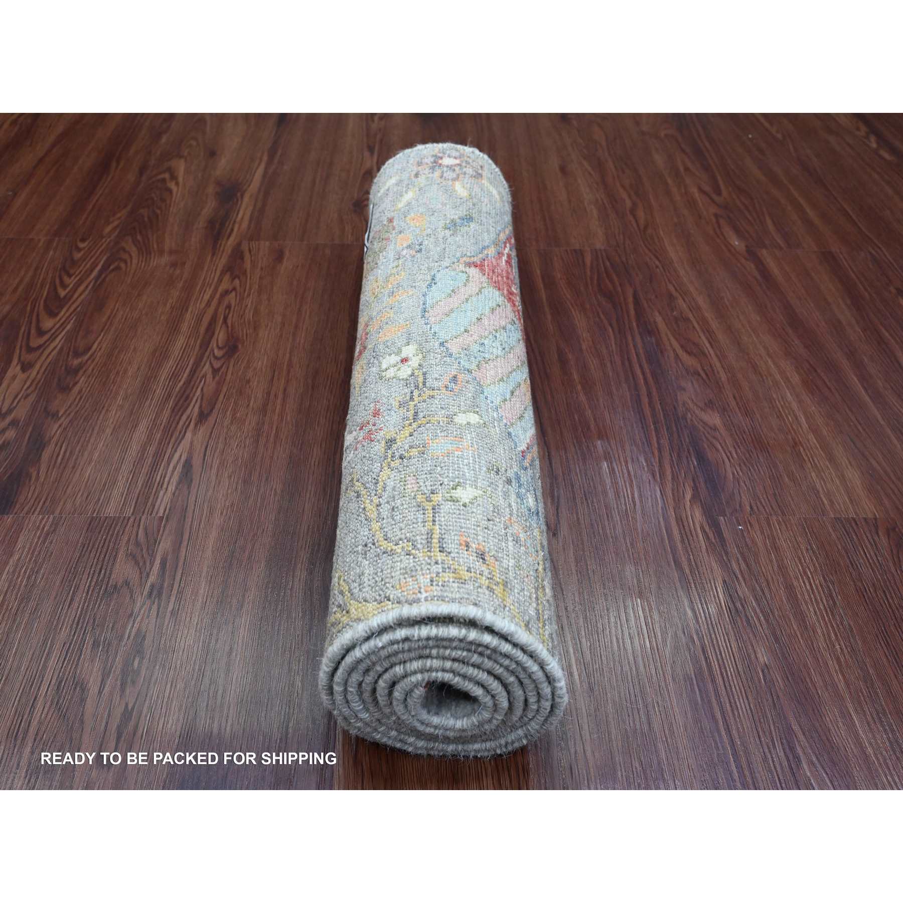 Oushak-And-Peshawar-Hand-Knotted-Rug-100245