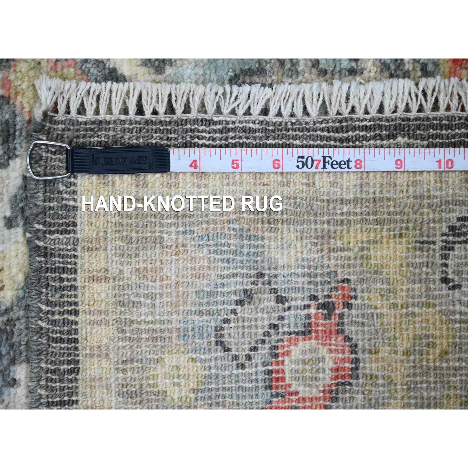 Oushak-And-Peshawar-Hand-Knotted-Rug-100335