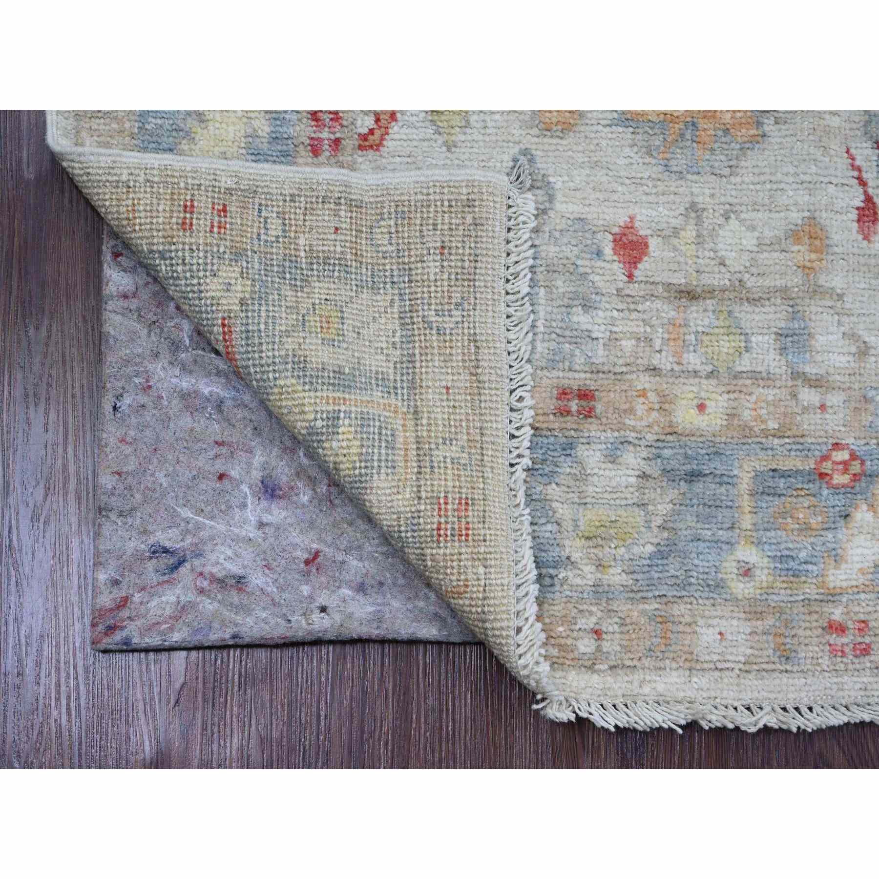 Oushak-And-Peshawar-Hand-Knotted-Rug-100370