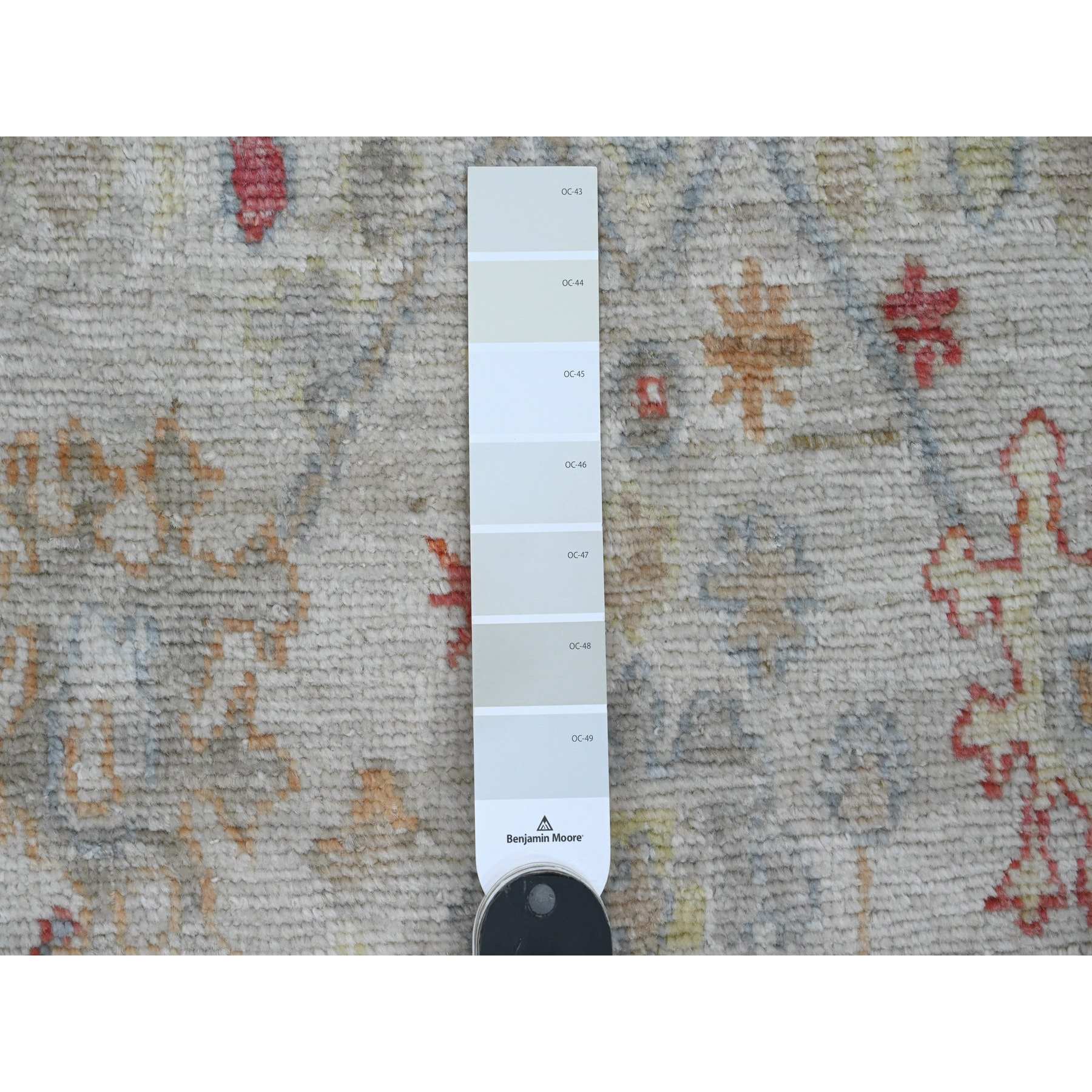 Oushak-And-Peshawar-Hand-Knotted-Rug-100370