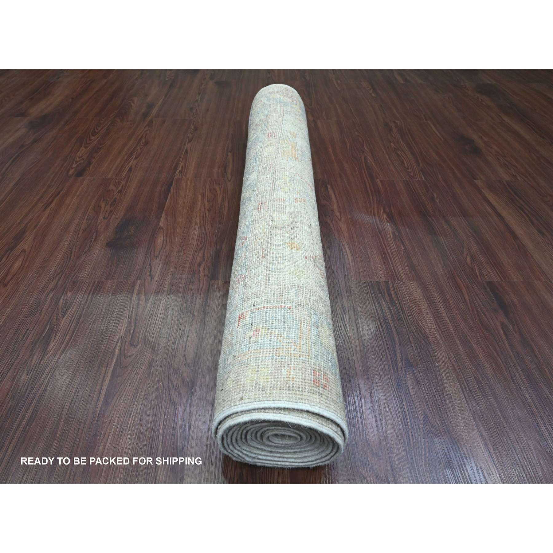 Oushak-And-Peshawar-Hand-Knotted-Rug-100370