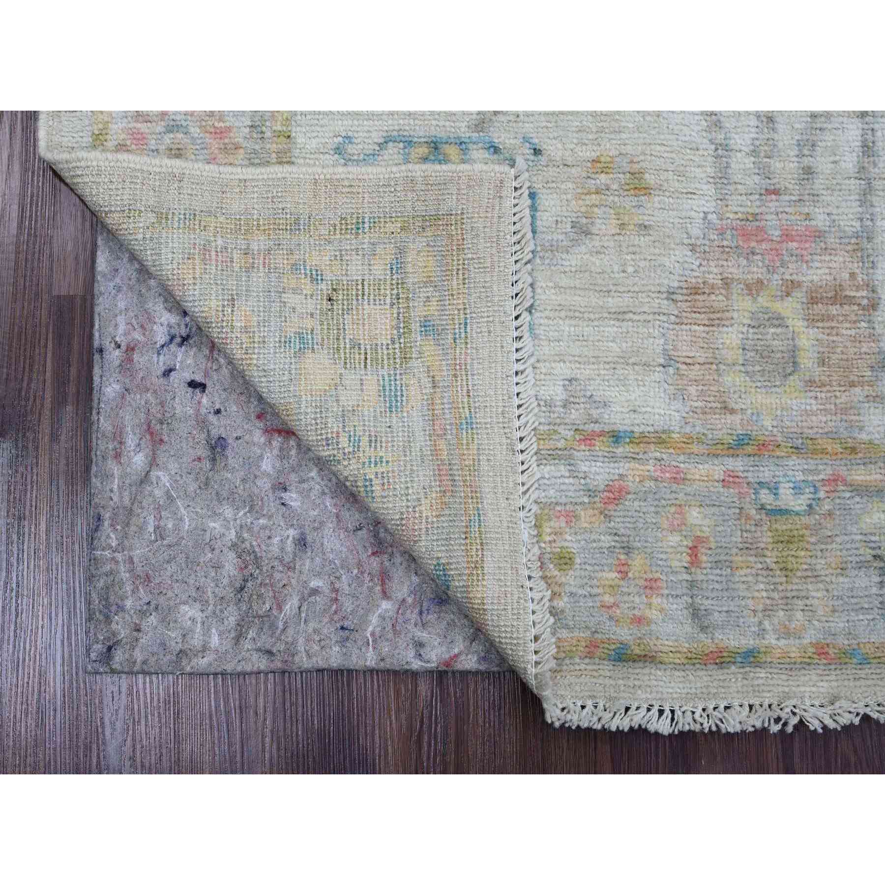 Oushak-And-Peshawar-Hand-Knotted-Rug-100380