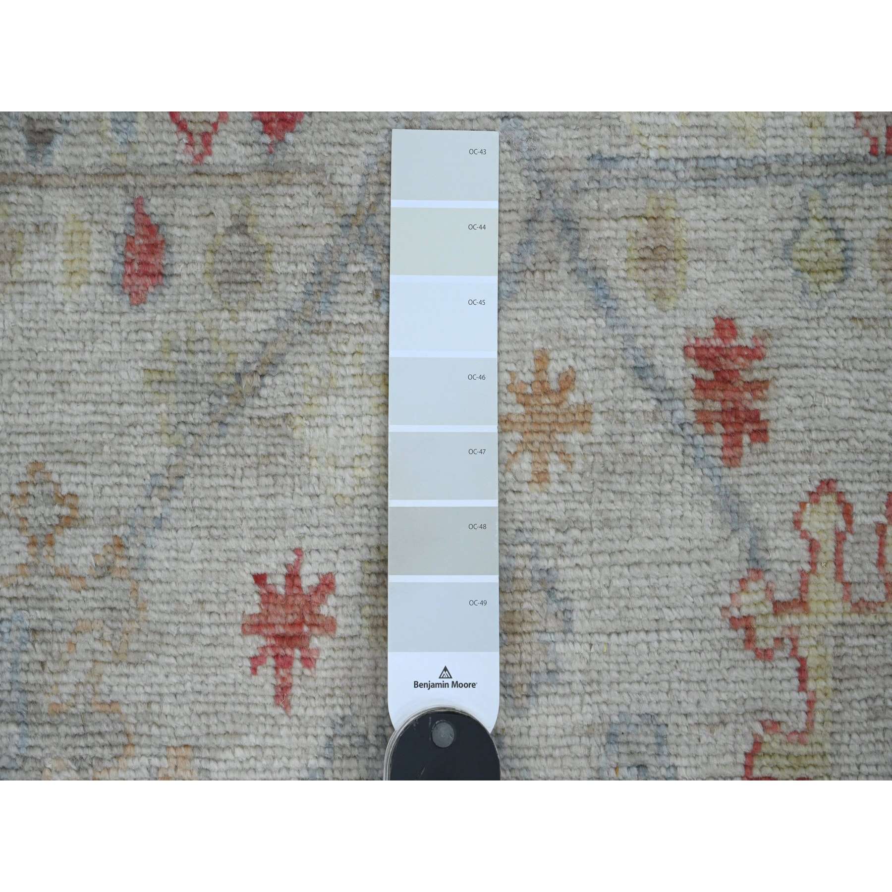 Oushak-And-Peshawar-Hand-Knotted-Rug-100385
