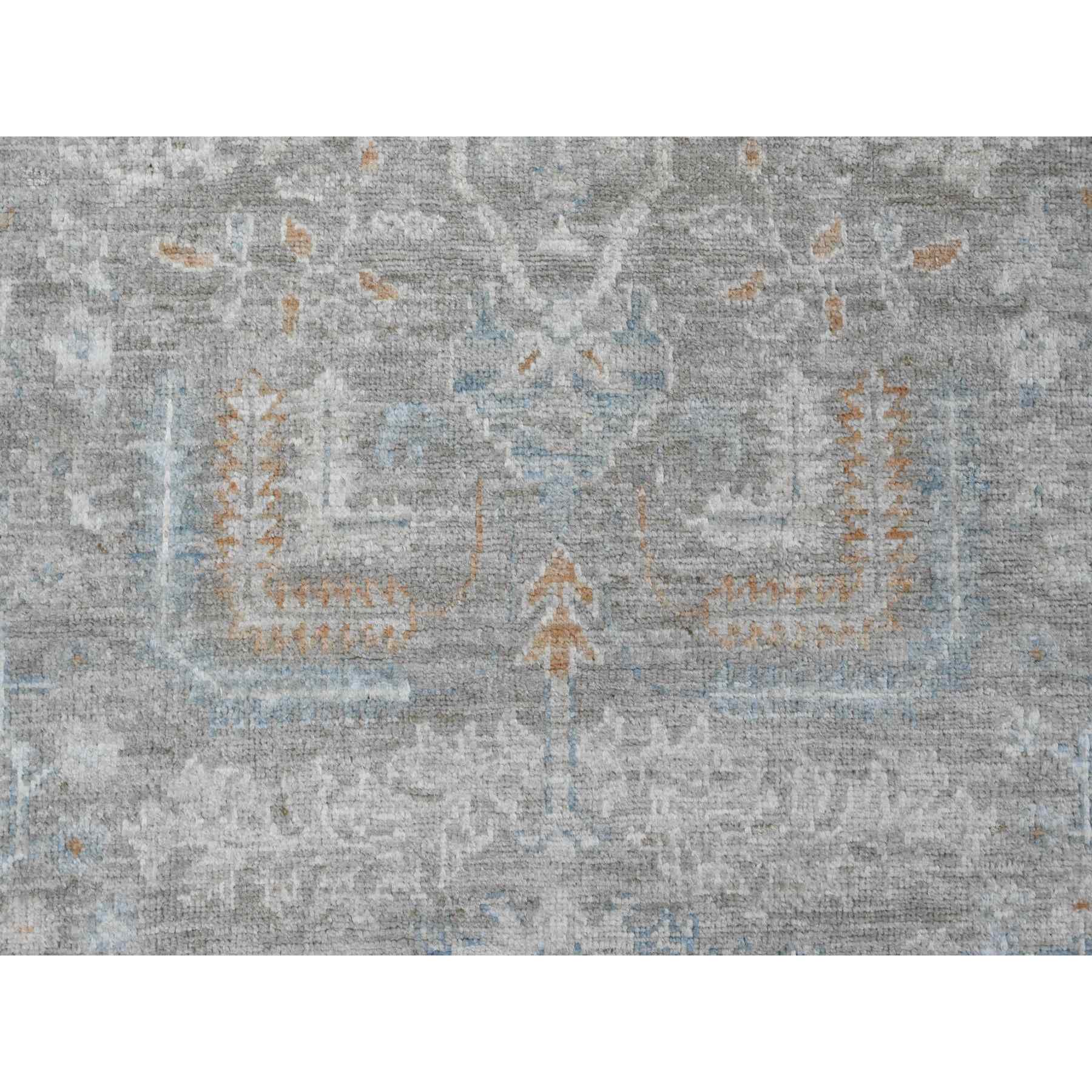 Oushak-And-Peshawar-Hand-Knotted-Rug-100435