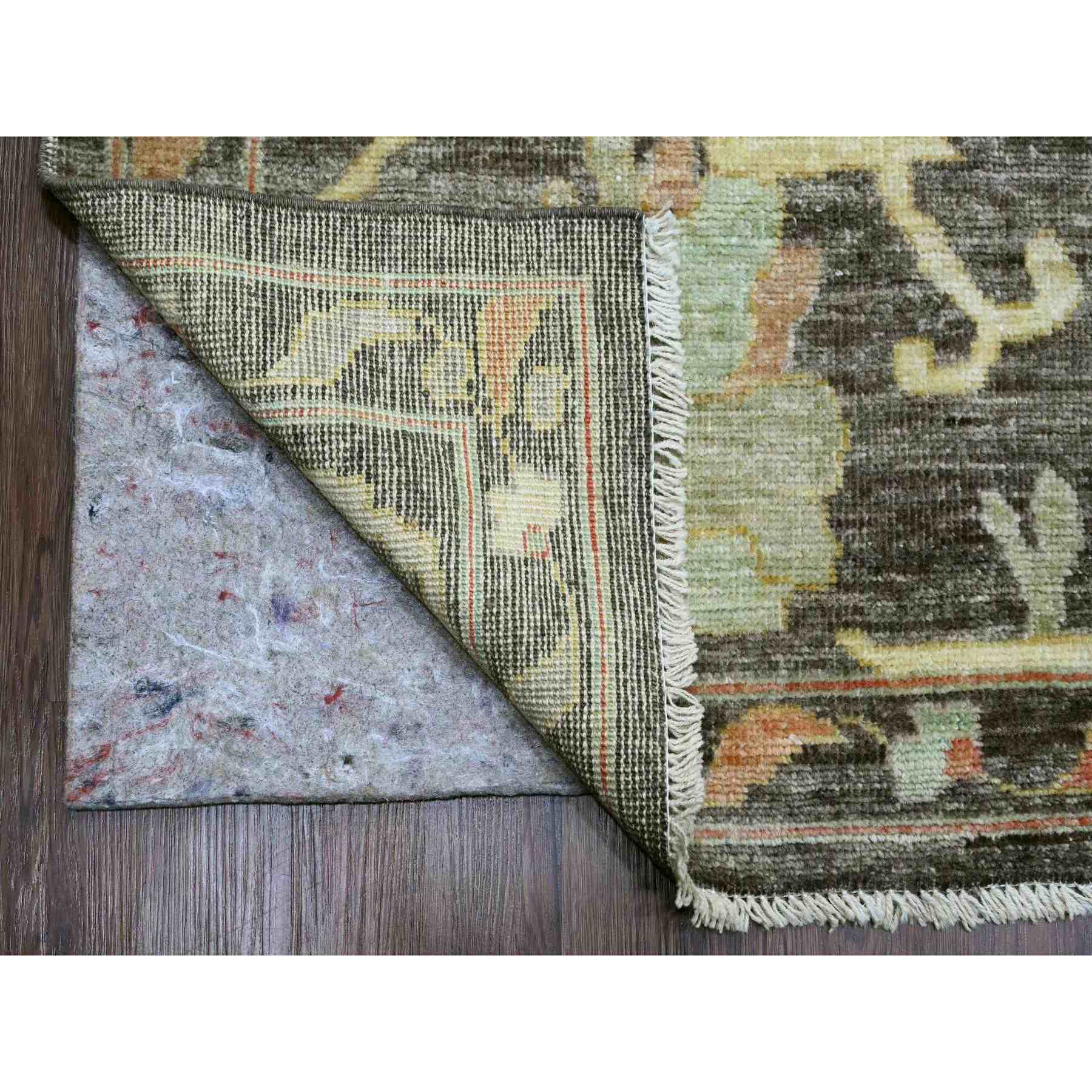 Oushak-And-Peshawar-Hand-Knotted-Rug-100465
