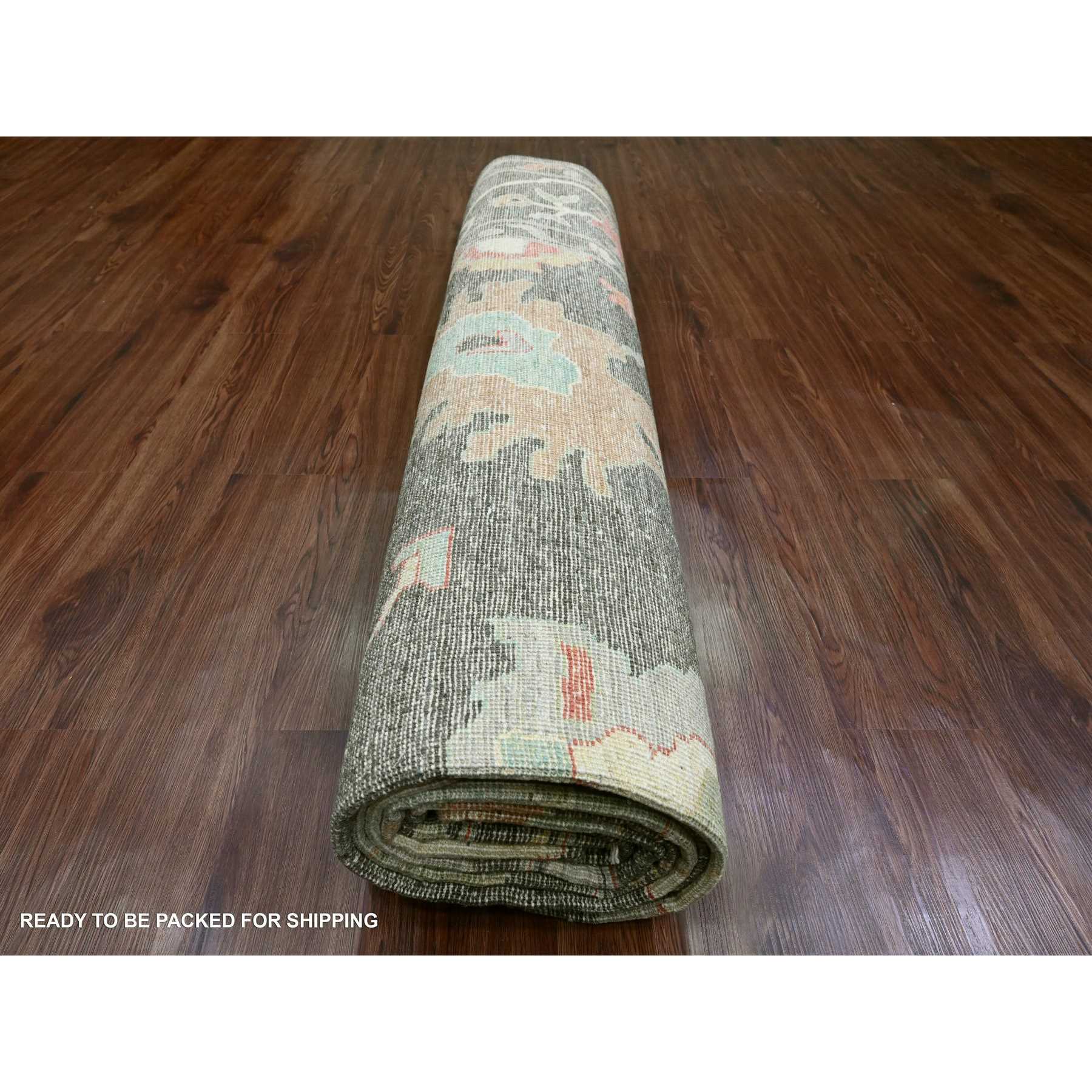 Oushak-And-Peshawar-Hand-Knotted-Rug-100465
