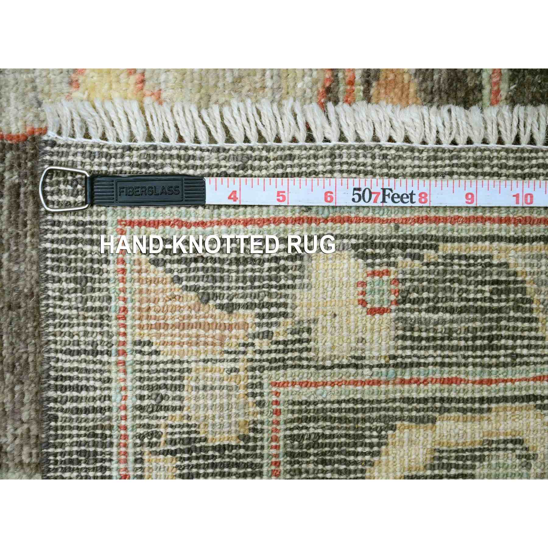 Oushak-And-Peshawar-Hand-Knotted-Rug-100465