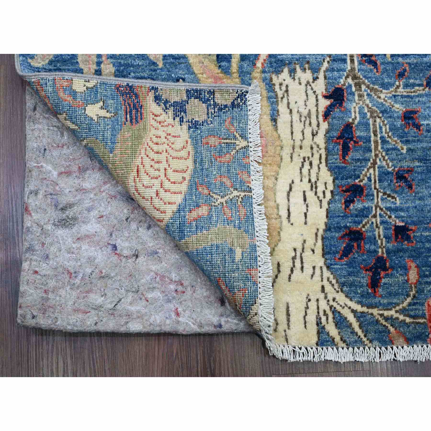 Oushak-And-Peshawar-Hand-Knotted-Rug-100535