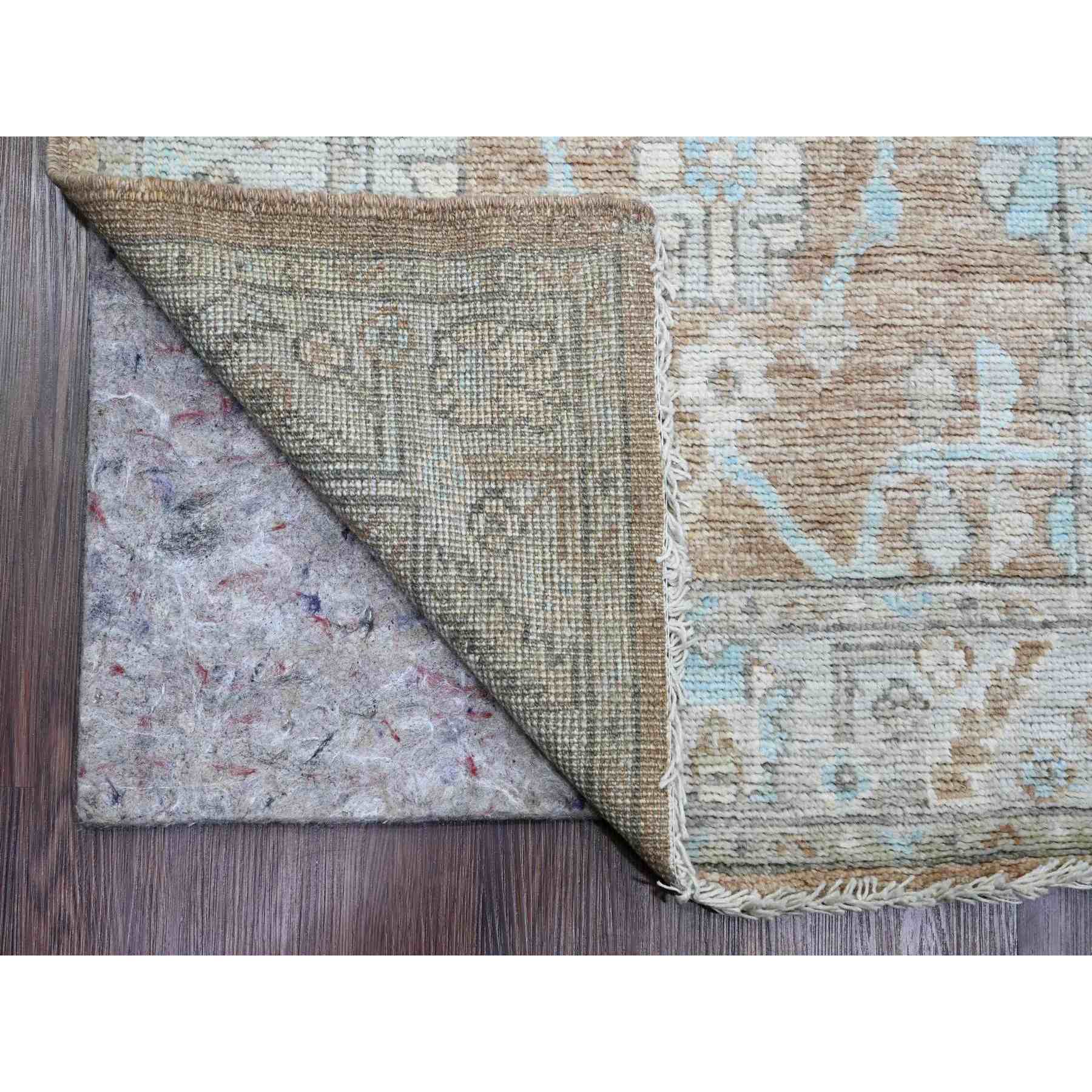 Oushak-And-Peshawar-Hand-Knotted-Rug-100645