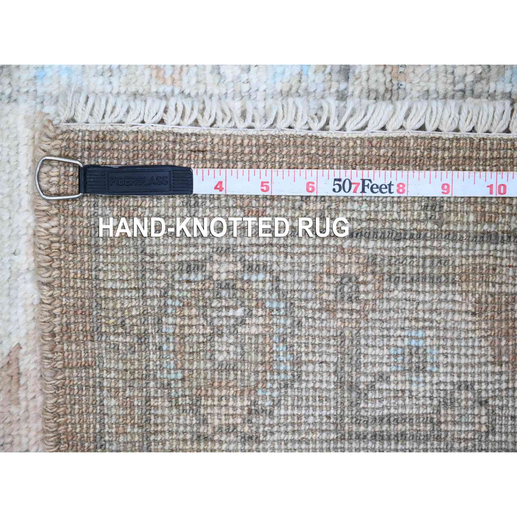 Oushak-And-Peshawar-Hand-Knotted-Rug-100645