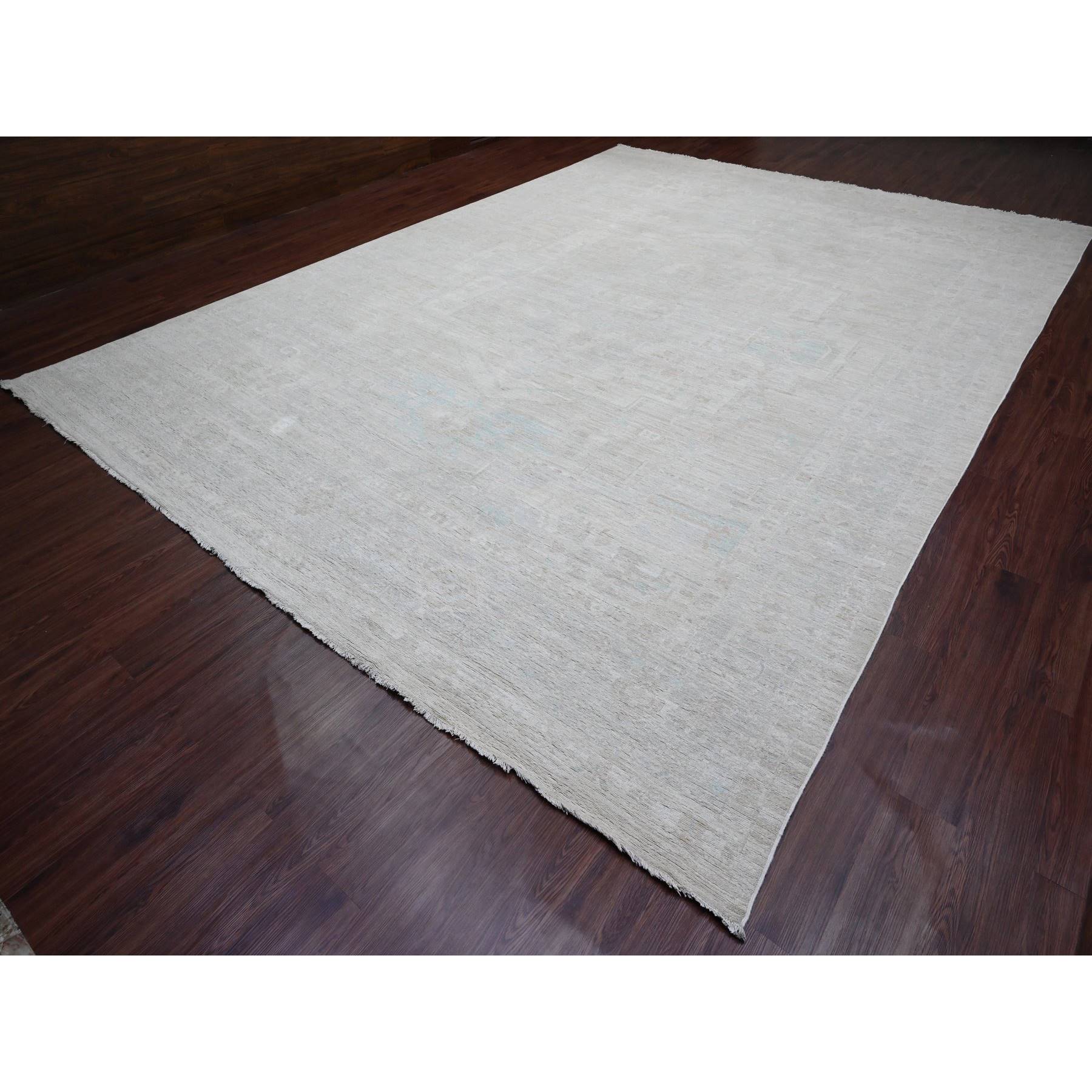 Oushak-And-Peshawar-Hand-Knotted-Rug-100775