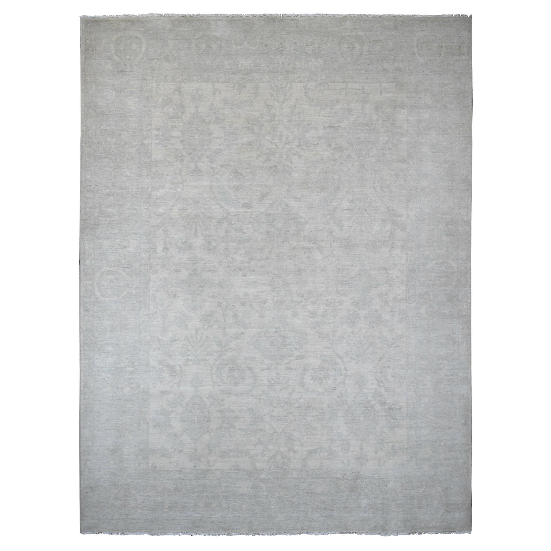 Oushak-And-Peshawar-Hand-Knotted-Rug-100805
