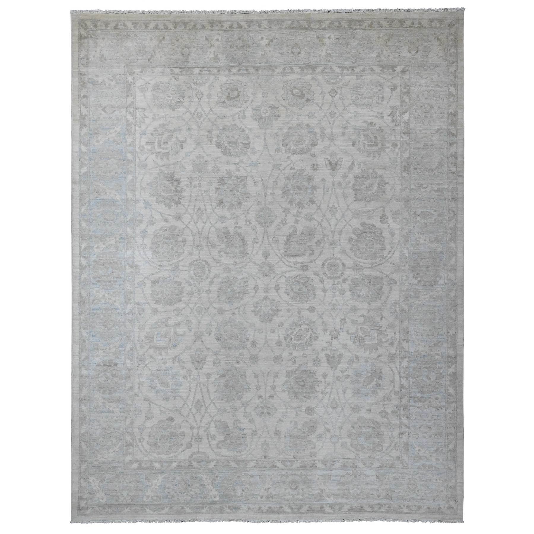 Oushak-And-Peshawar-Hand-Knotted-Rug-100835