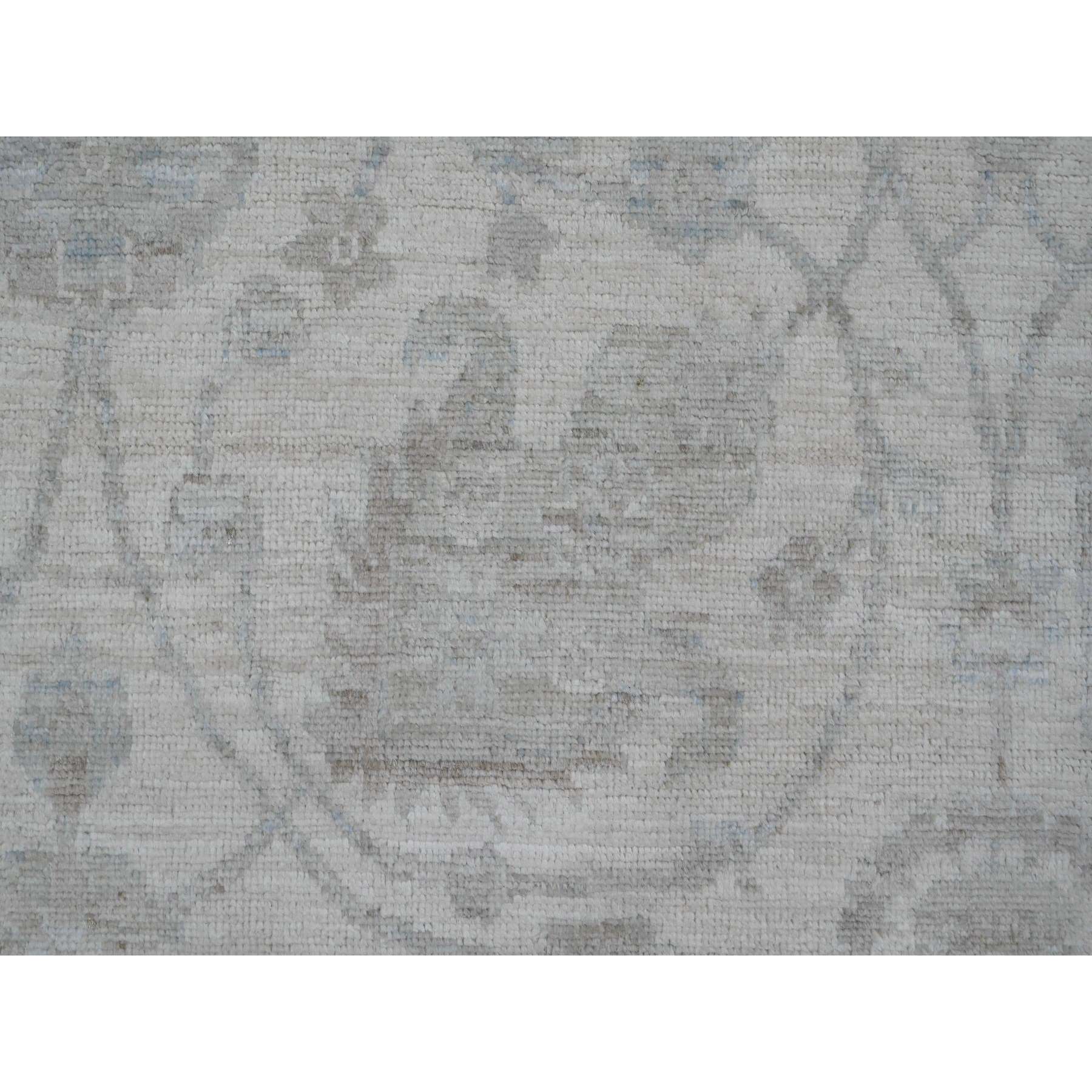 Oushak-And-Peshawar-Hand-Knotted-Rug-100835