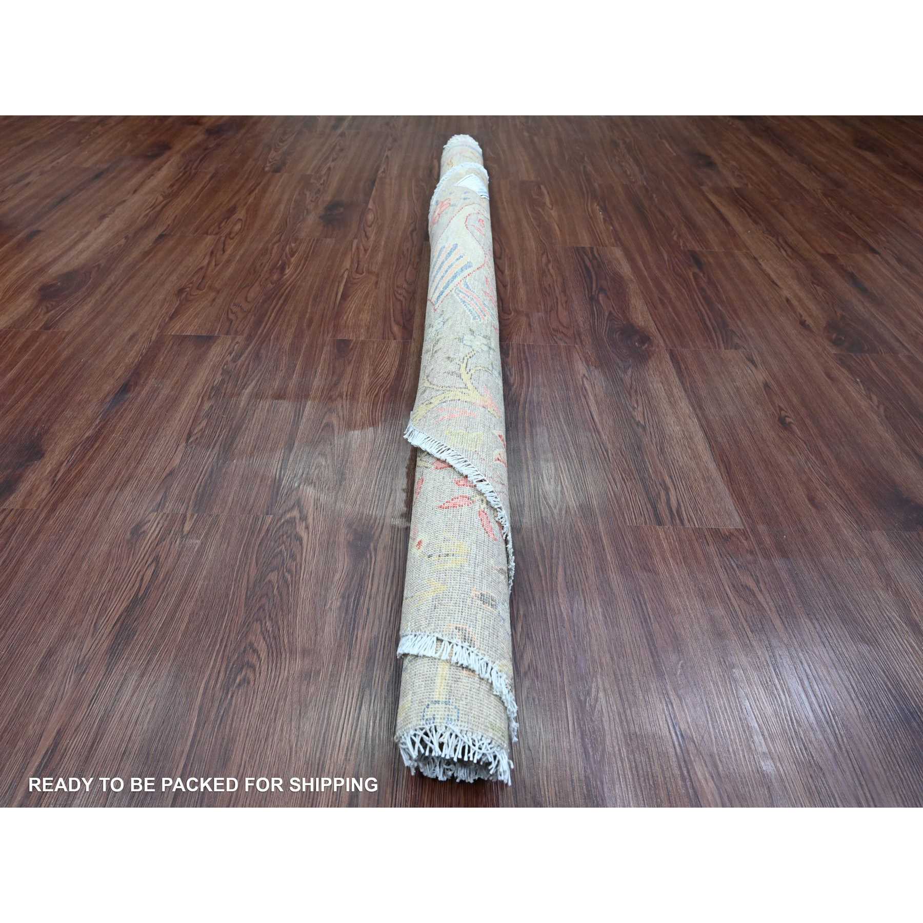 Oushak-And-Peshawar-Hand-Knotted-Rug-100875