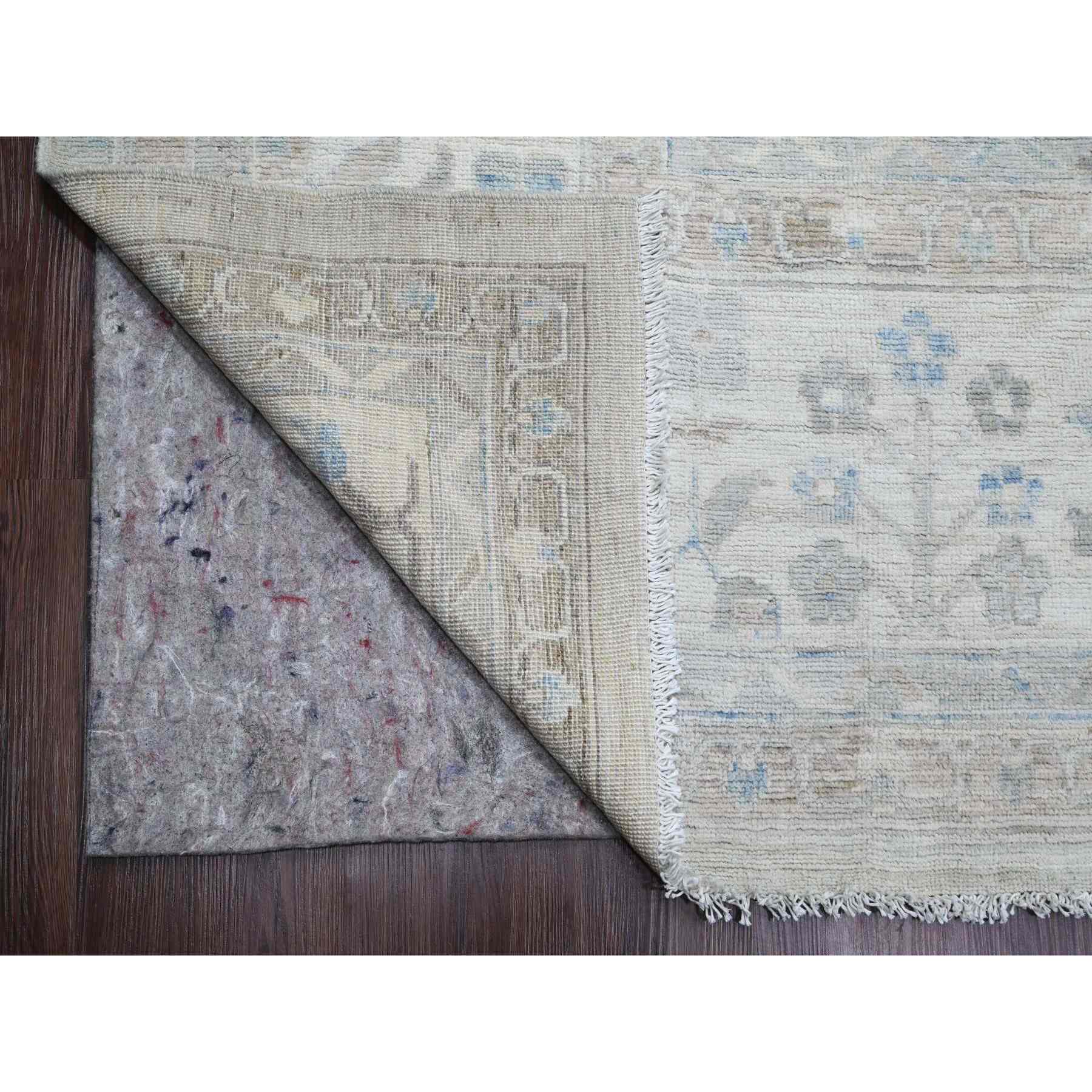 Oushak-And-Peshawar-Hand-Knotted-Rug-100920