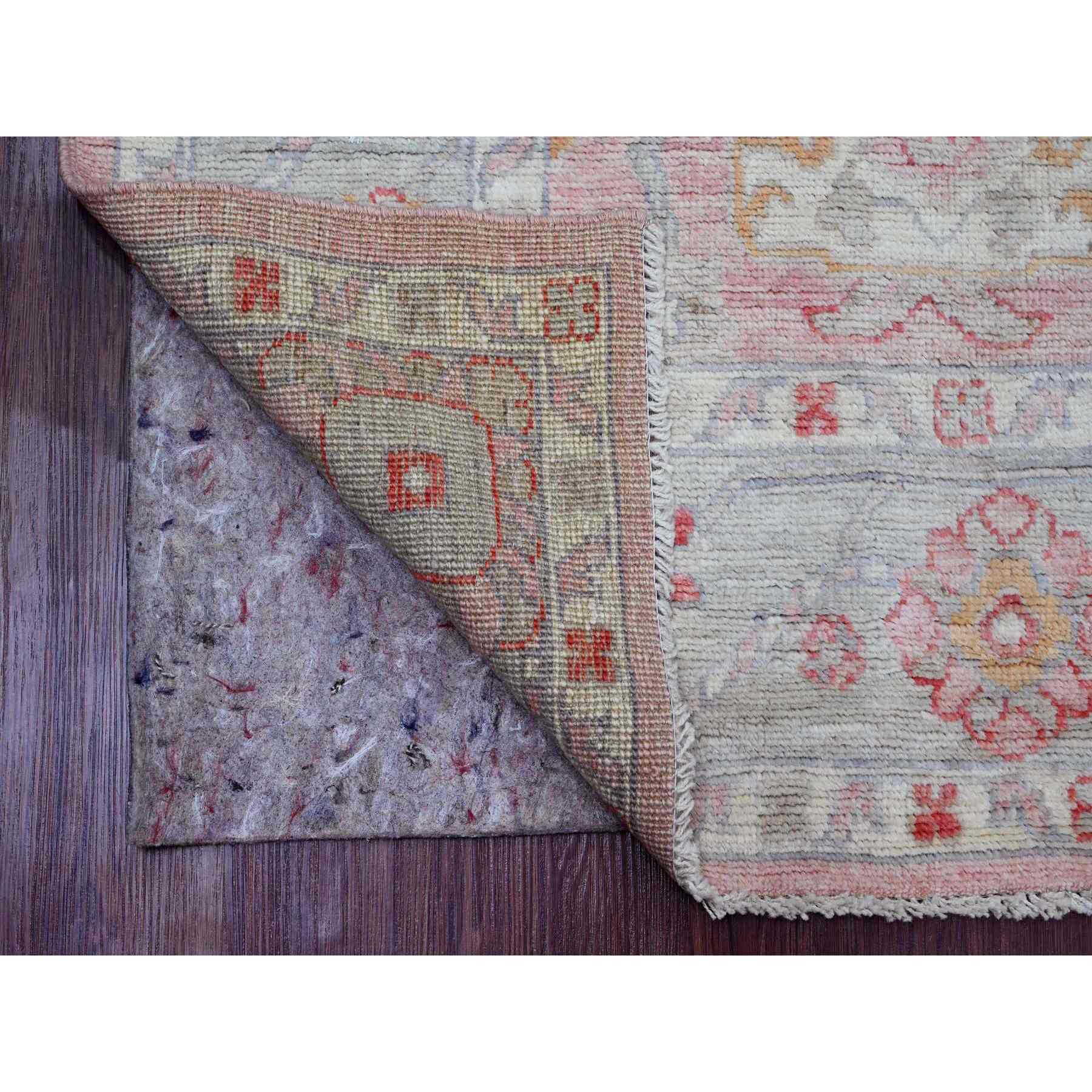 Oushak-And-Peshawar-Hand-Knotted-Rug-100975