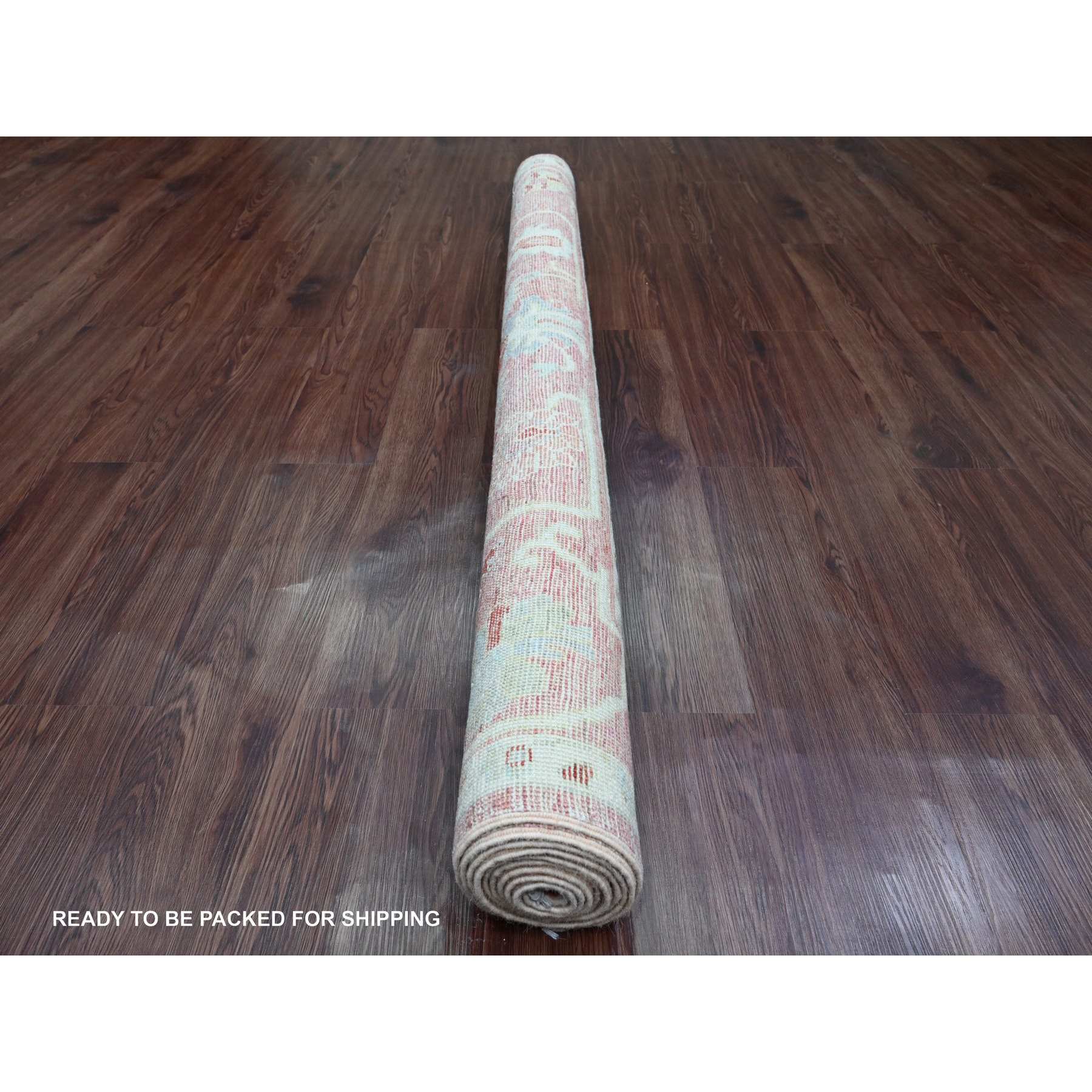 Oushak-And-Peshawar-Hand-Knotted-Rug-100995