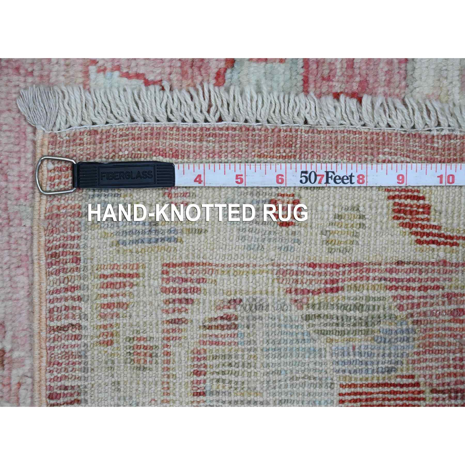 Oushak-And-Peshawar-Hand-Knotted-Rug-100995