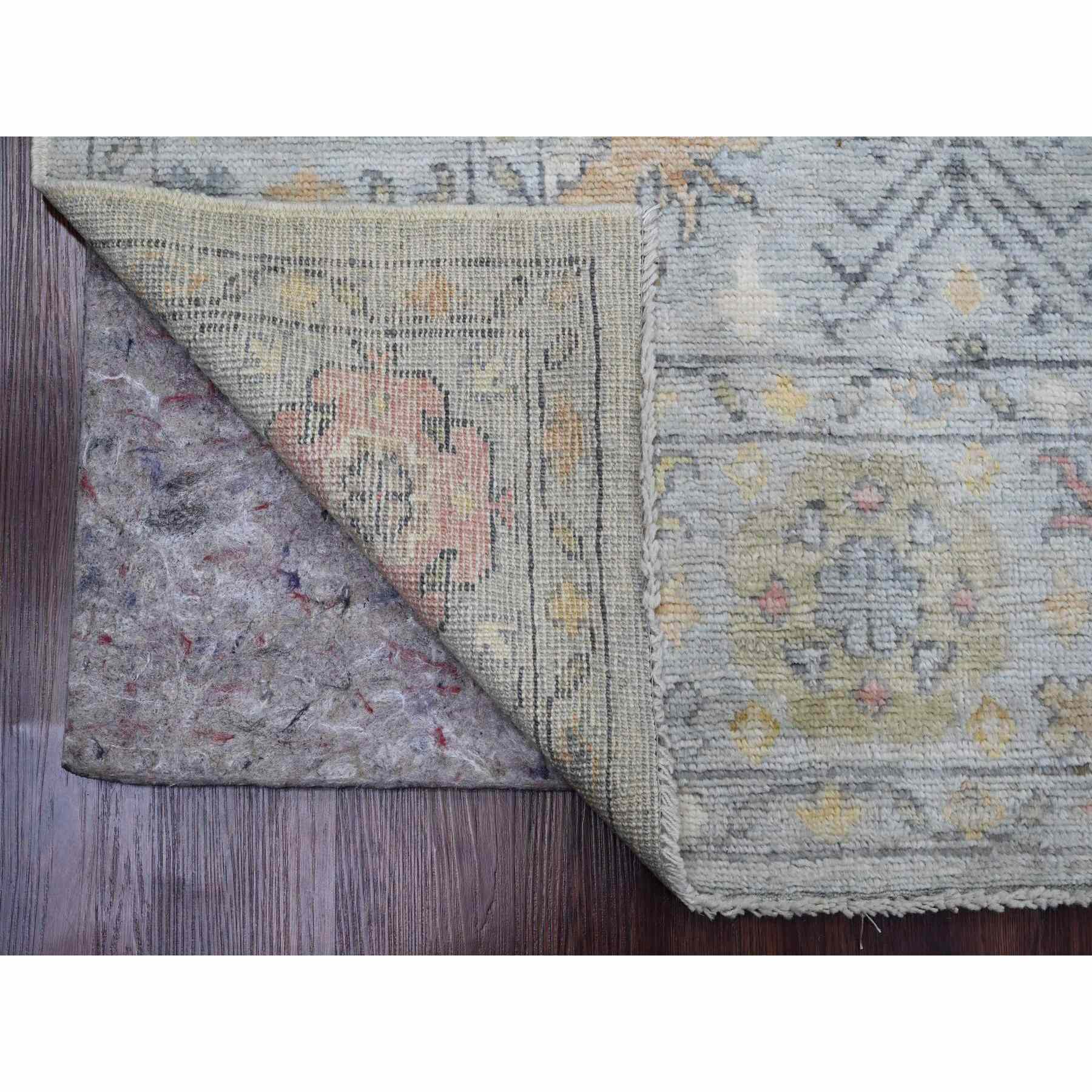 Oushak-And-Peshawar-Hand-Knotted-Rug-101010