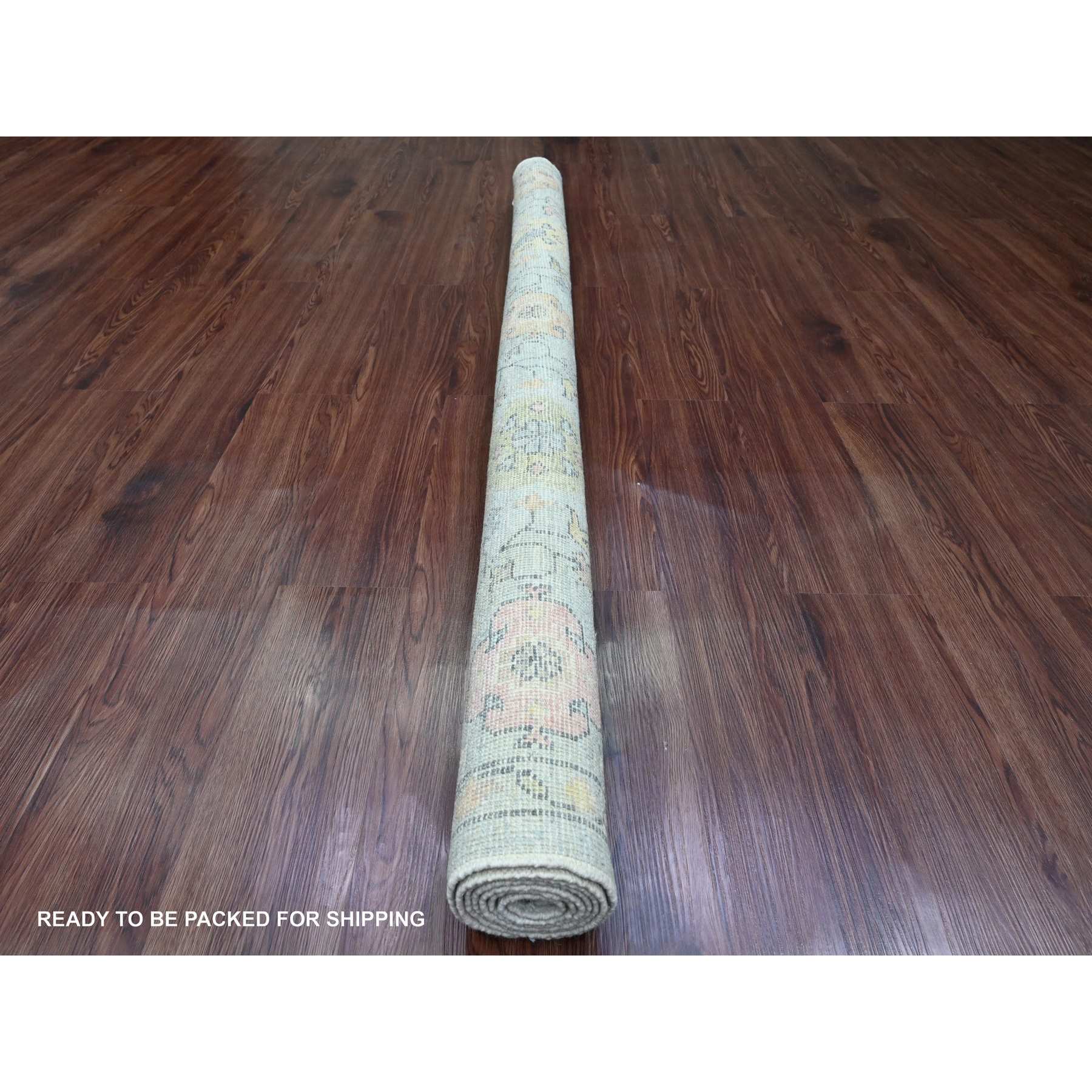 Oushak-And-Peshawar-Hand-Knotted-Rug-101010