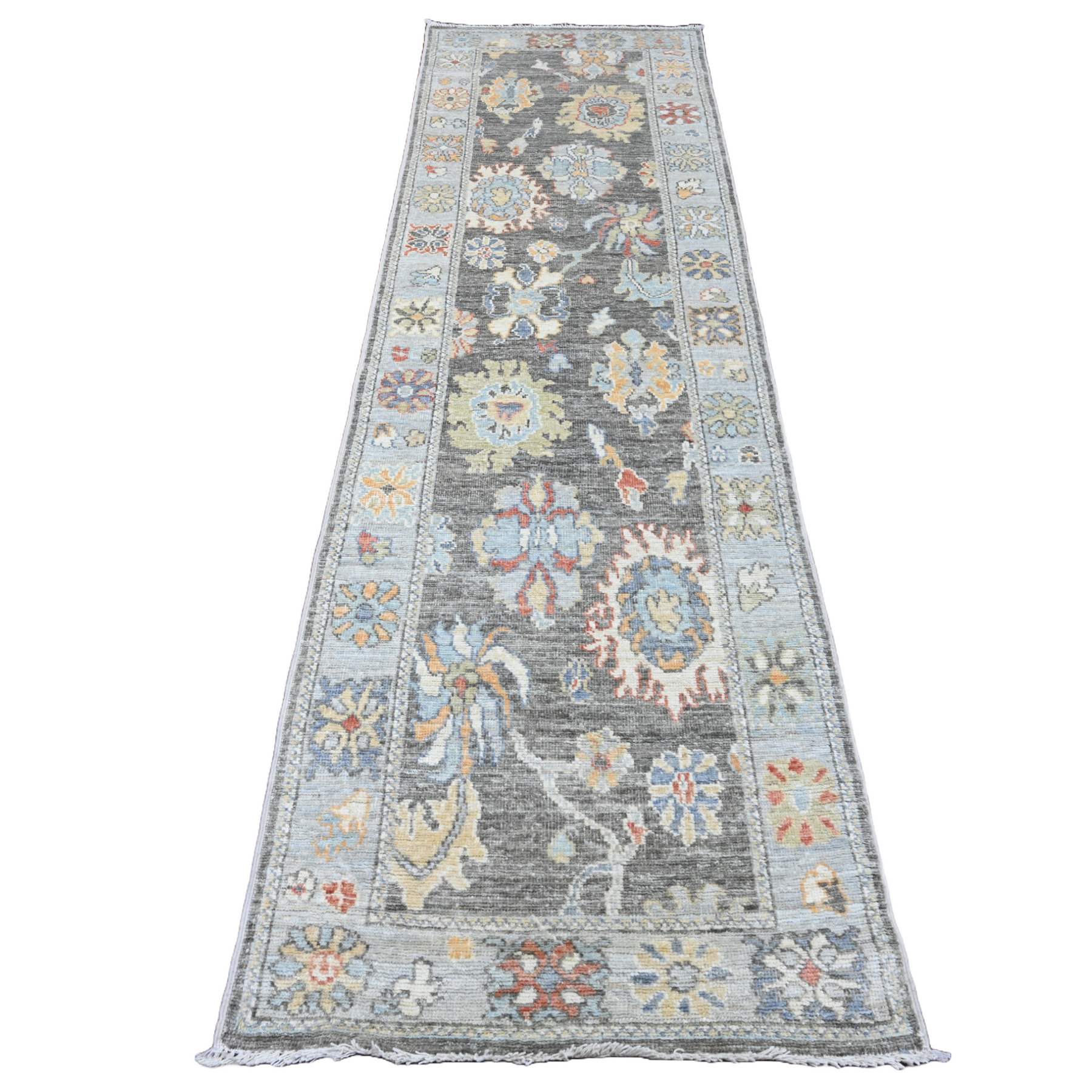 Oushak-And-Peshawar-Hand-Knotted-Rug-101105