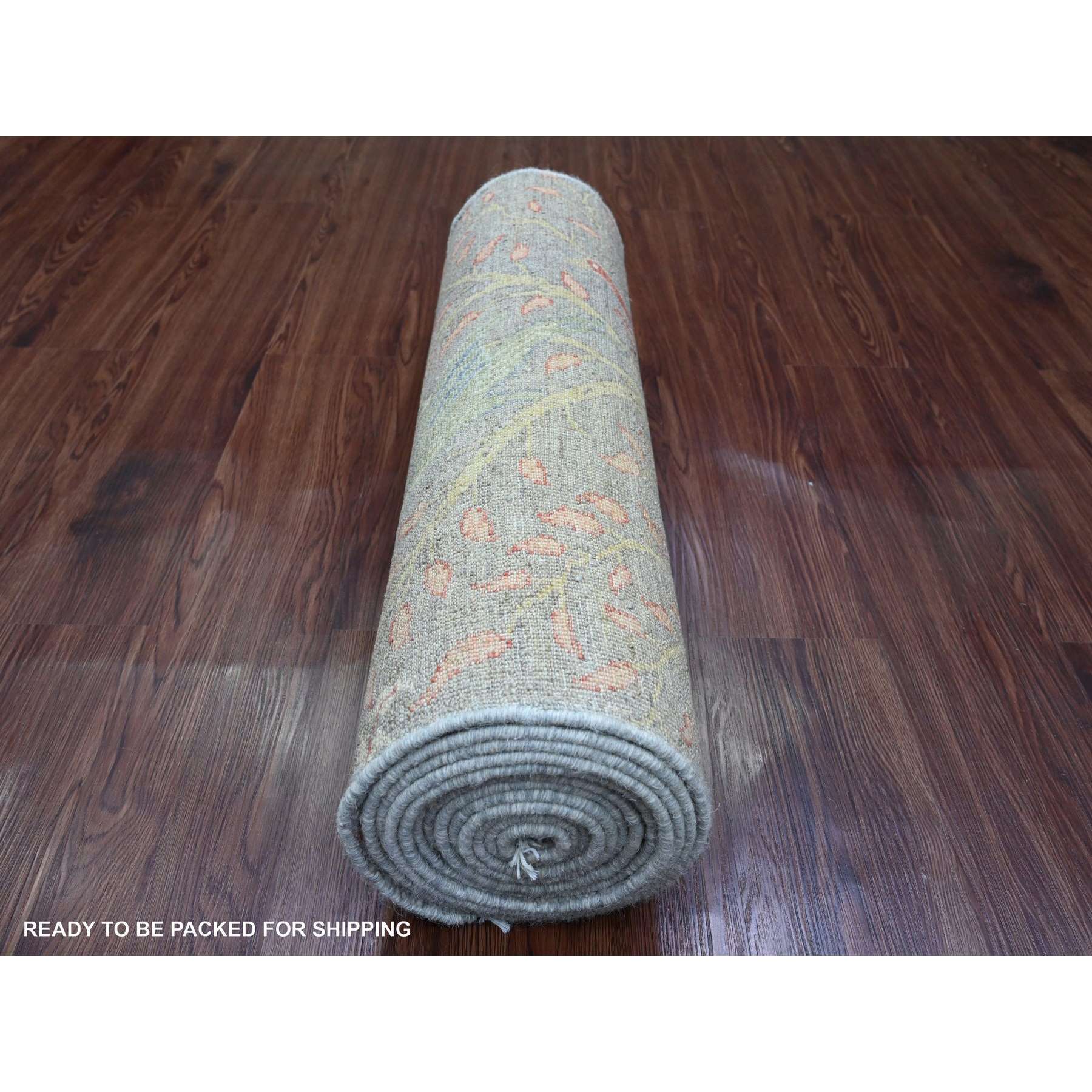 Oushak-And-Peshawar-Hand-Knotted-Rug-101130