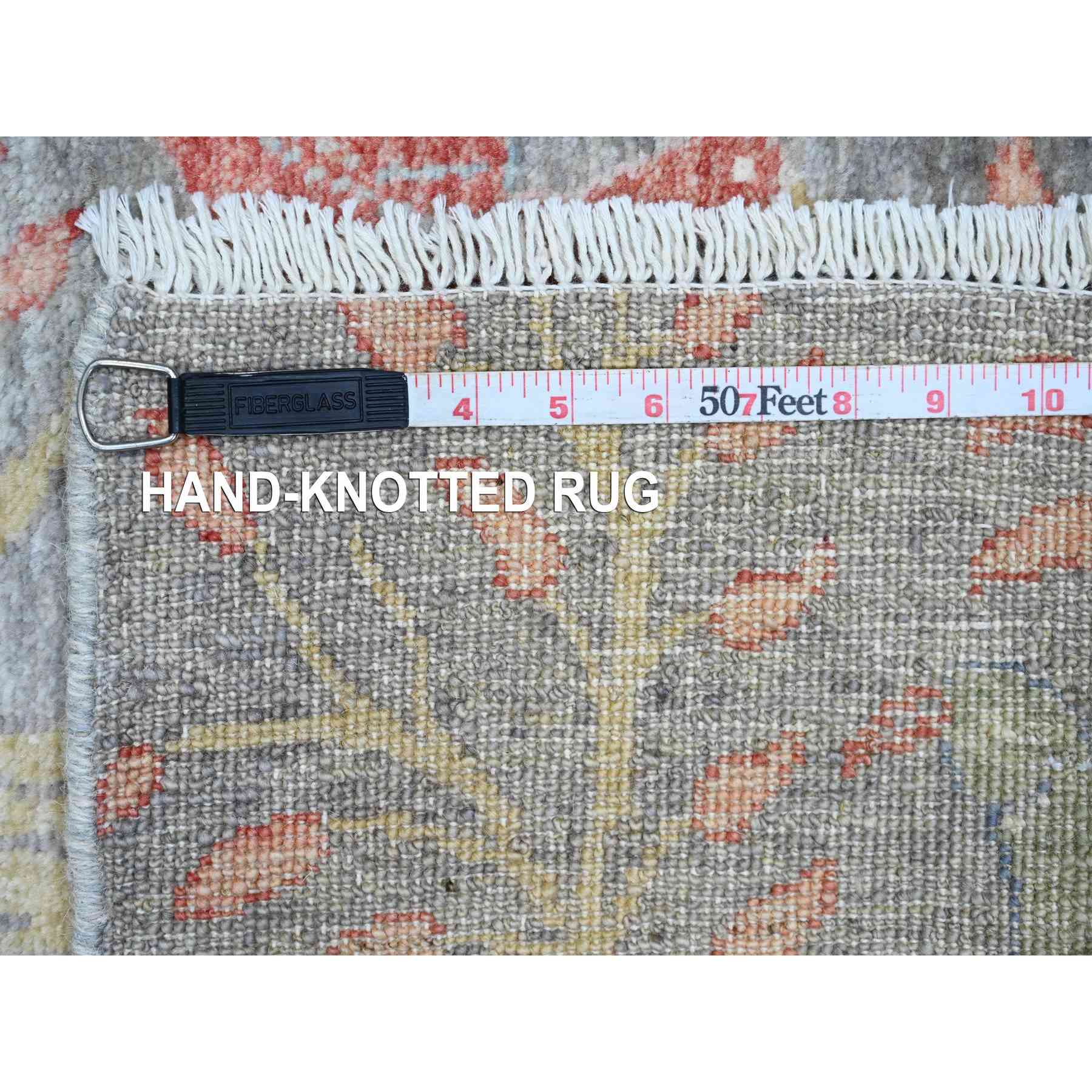 Oushak-And-Peshawar-Hand-Knotted-Rug-101130