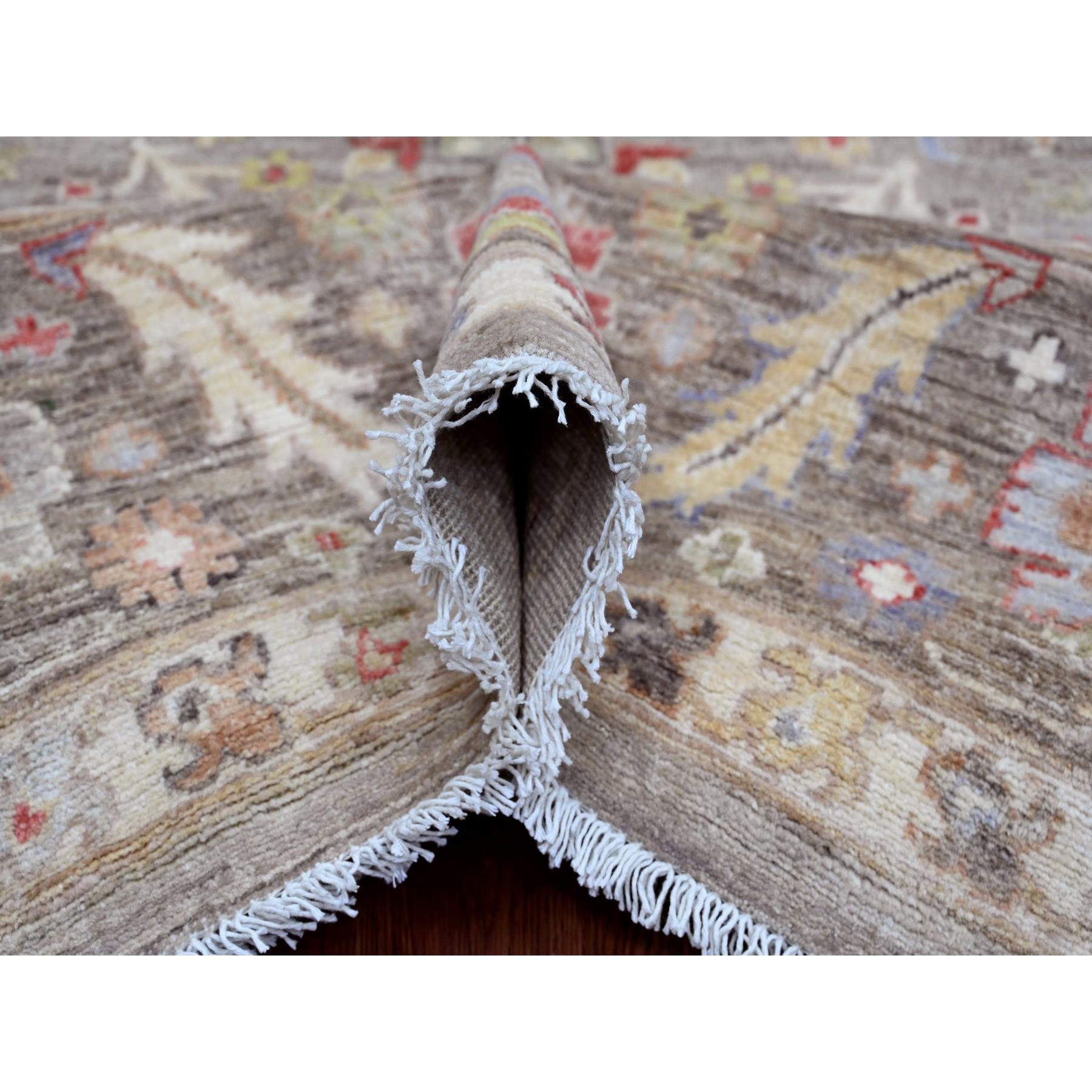 Oushak-And-Peshawar-Hand-Knotted-Rug-101265