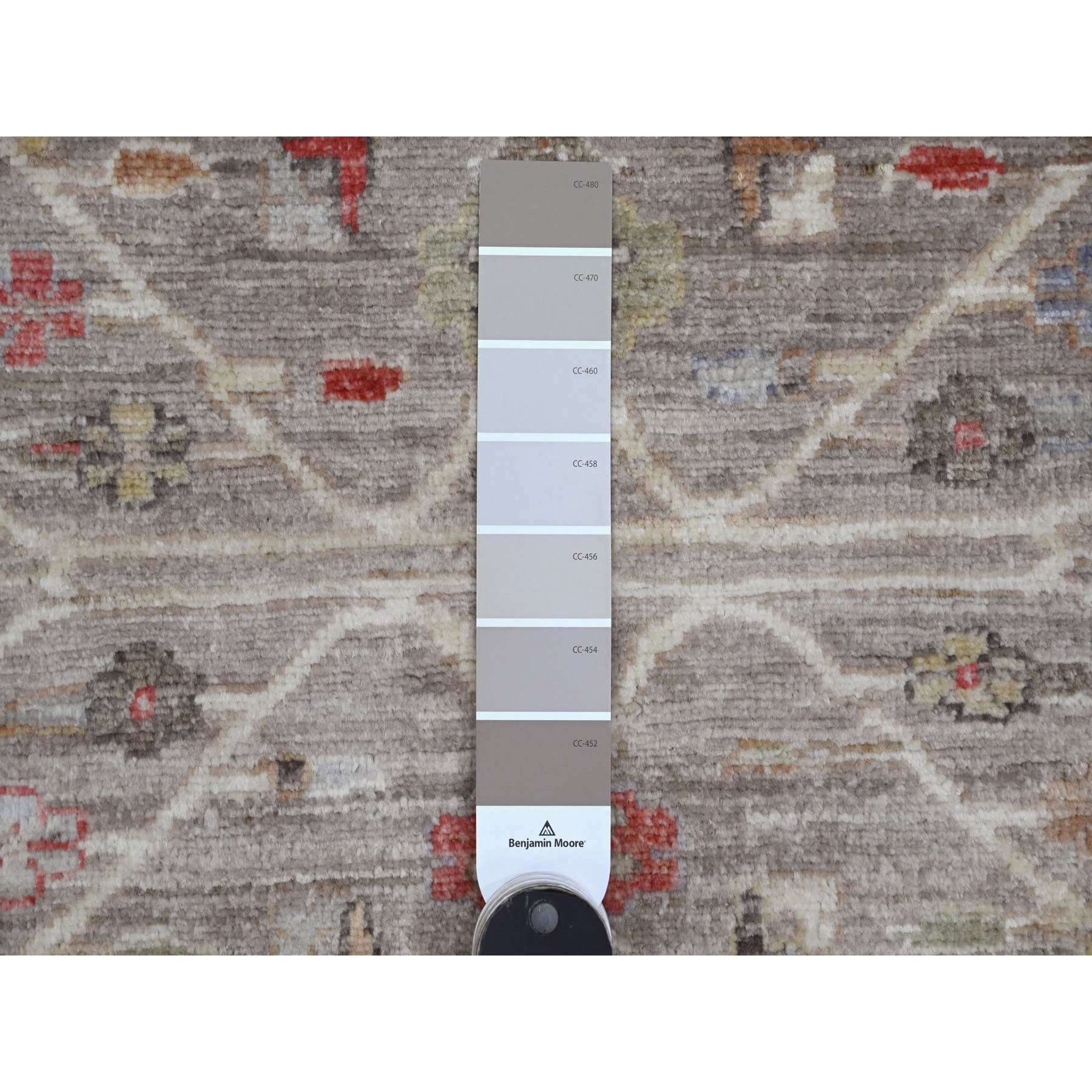 Oushak-And-Peshawar-Hand-Knotted-Rug-101265