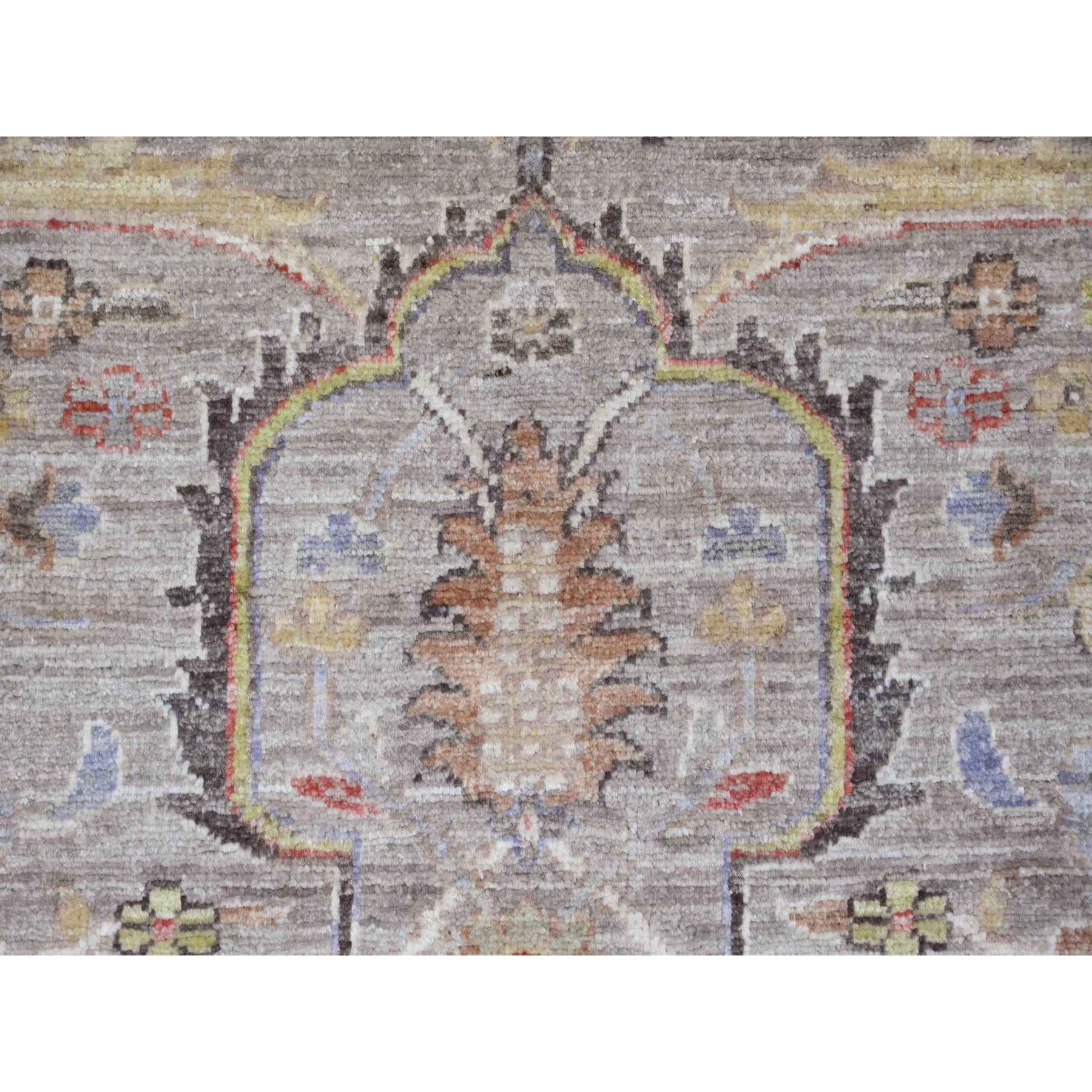 Oushak-And-Peshawar-Hand-Knotted-Rug-101265