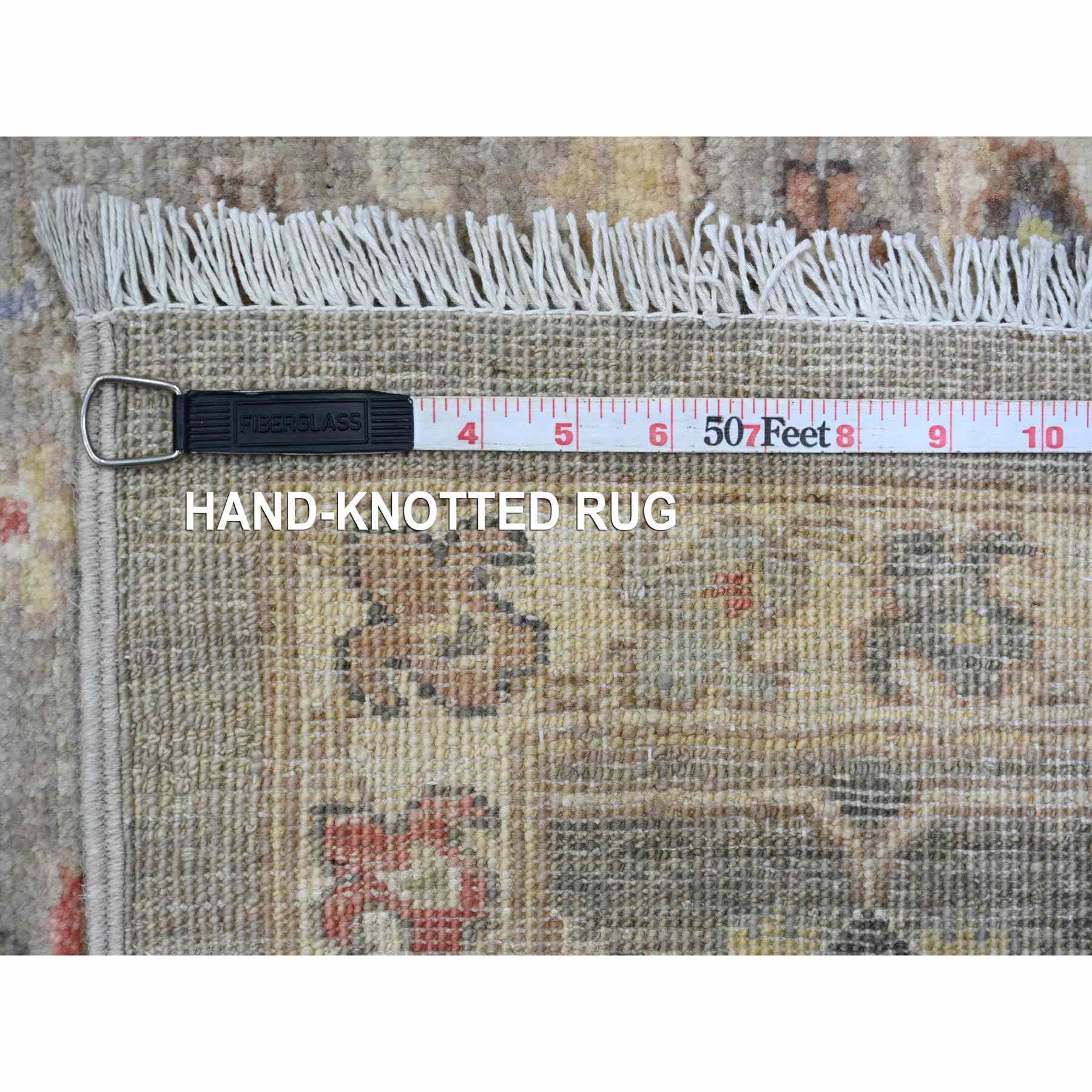 Oushak-And-Peshawar-Hand-Knotted-Rug-101265