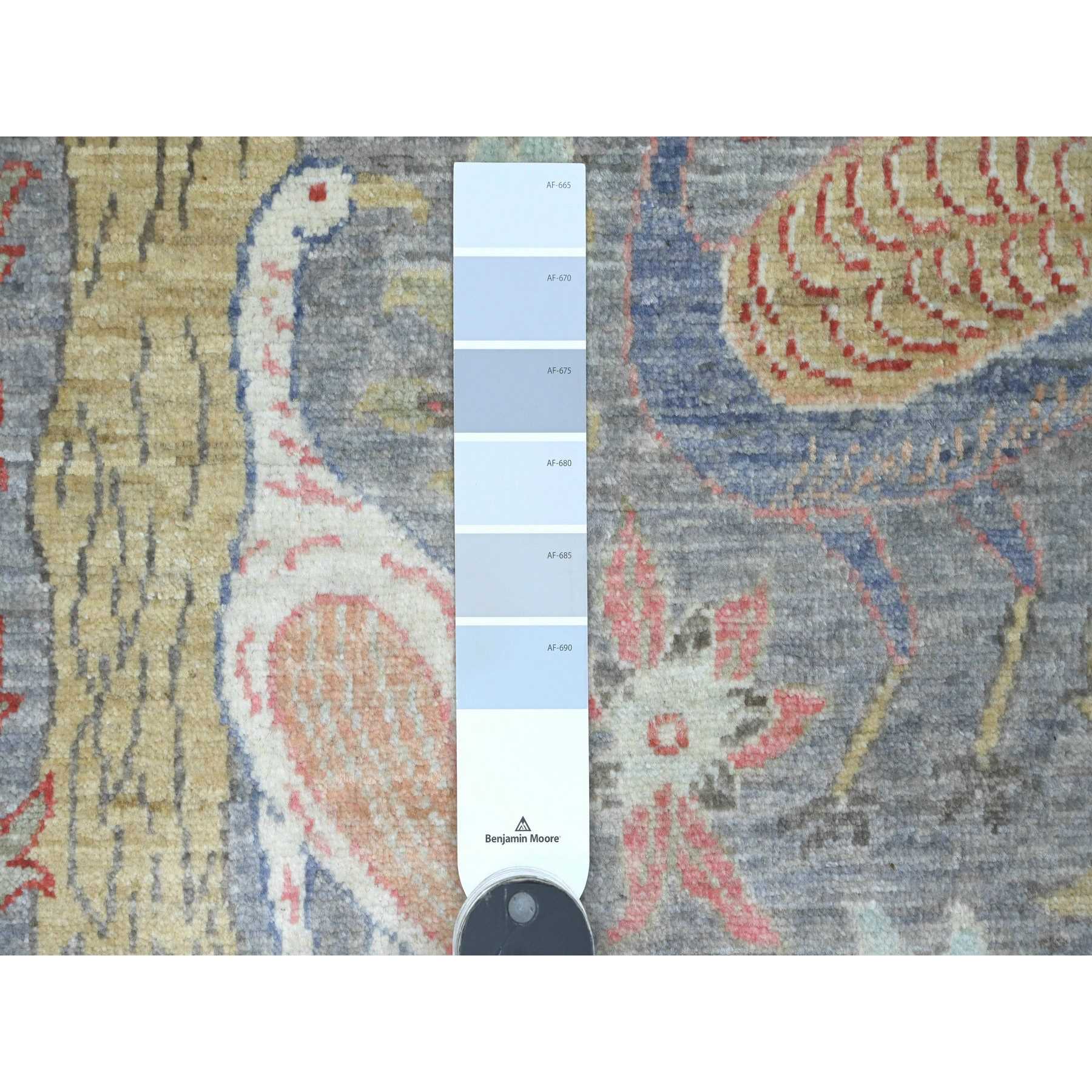 Oushak-And-Peshawar-Hand-Knotted-Rug-101285