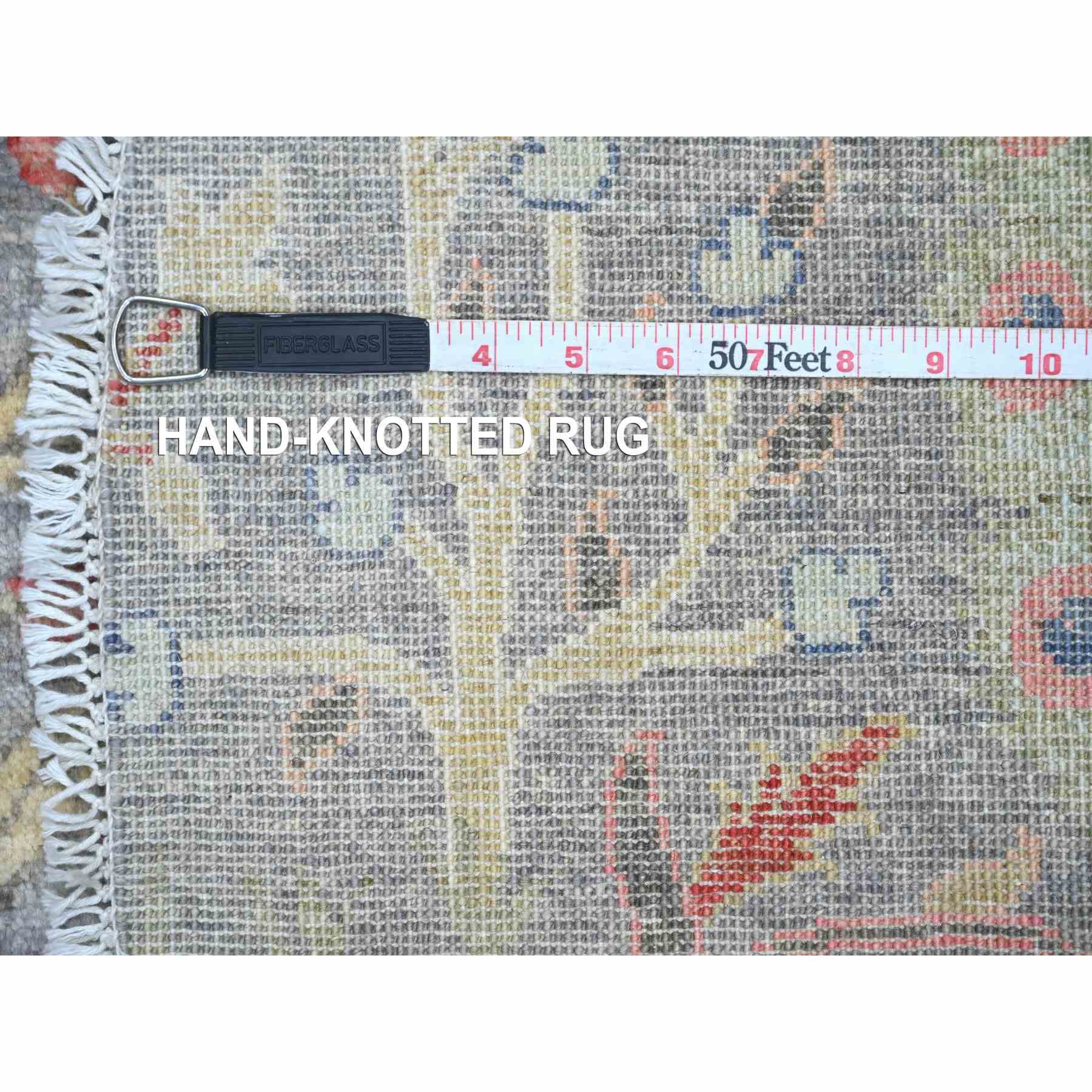Oushak-And-Peshawar-Hand-Knotted-Rug-101285