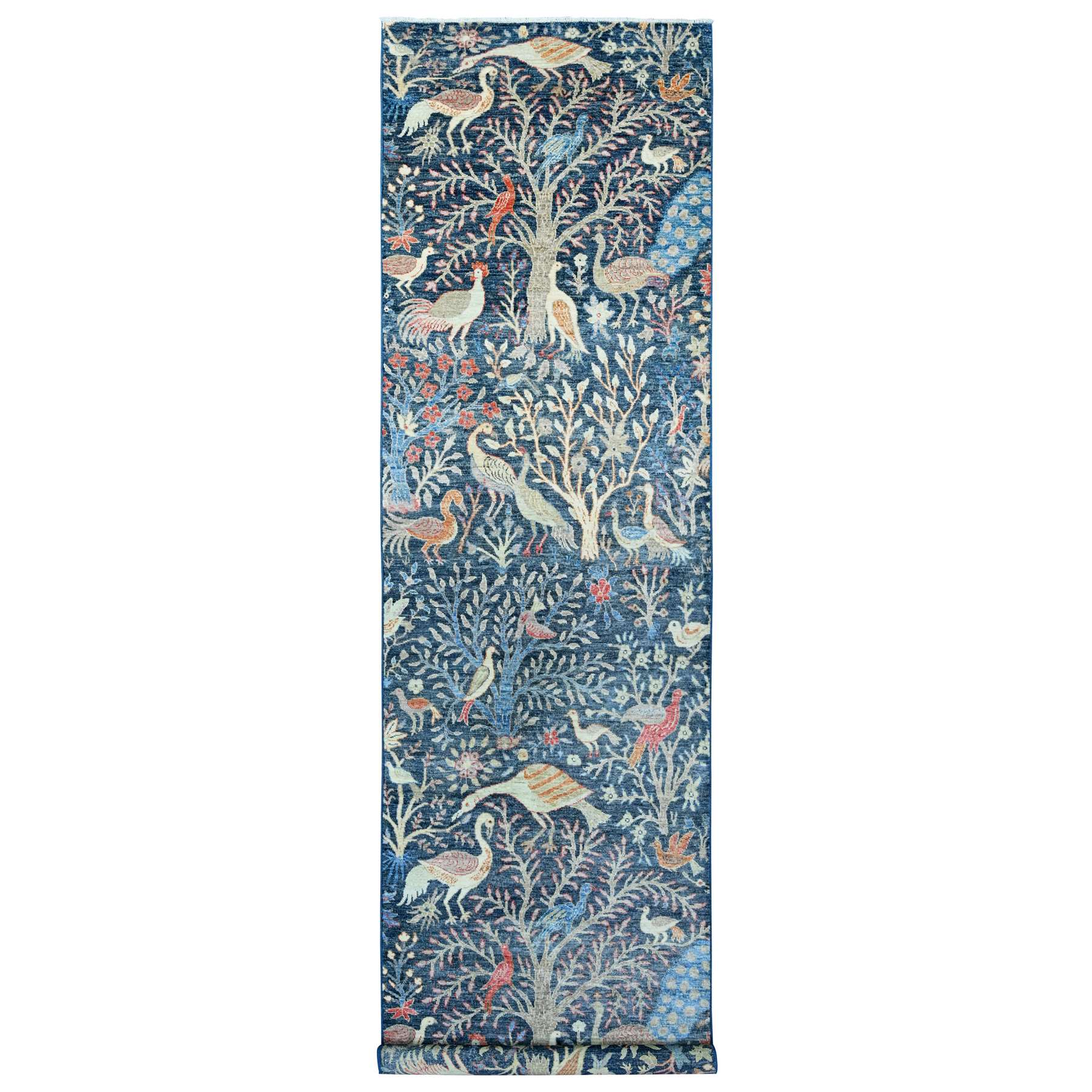 Oushak-And-Peshawar-Hand-Knotted-Rug-101315