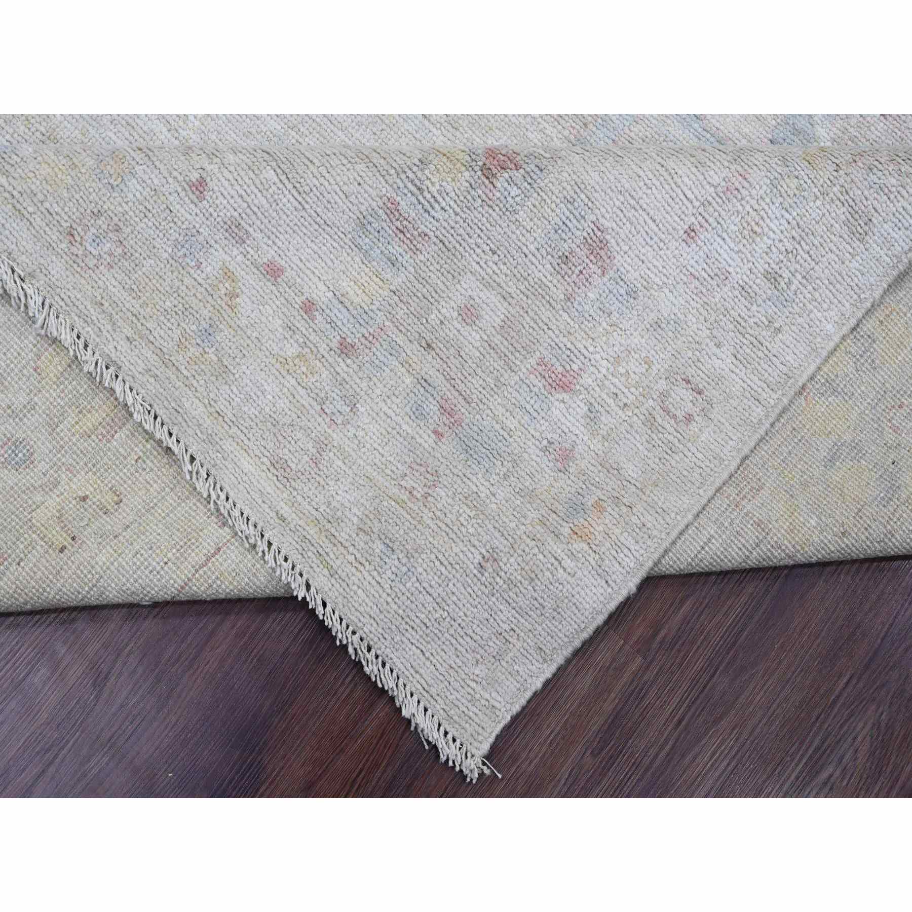 Oushak-And-Peshawar-Hand-Knotted-Rug-101325