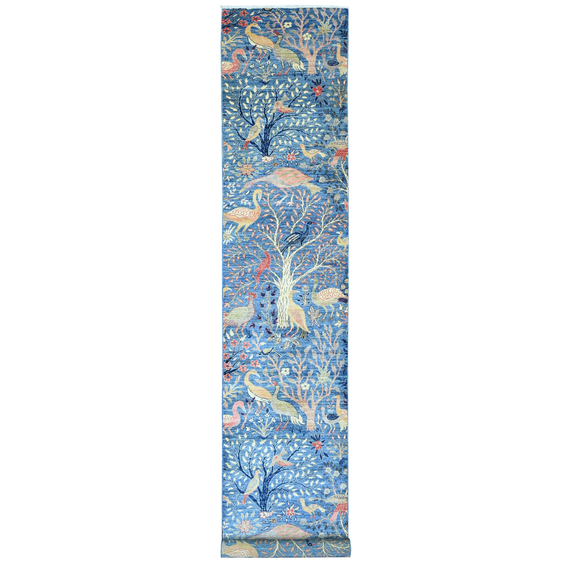Oushak-And-Peshawar-Hand-Knotted-Rug-101345