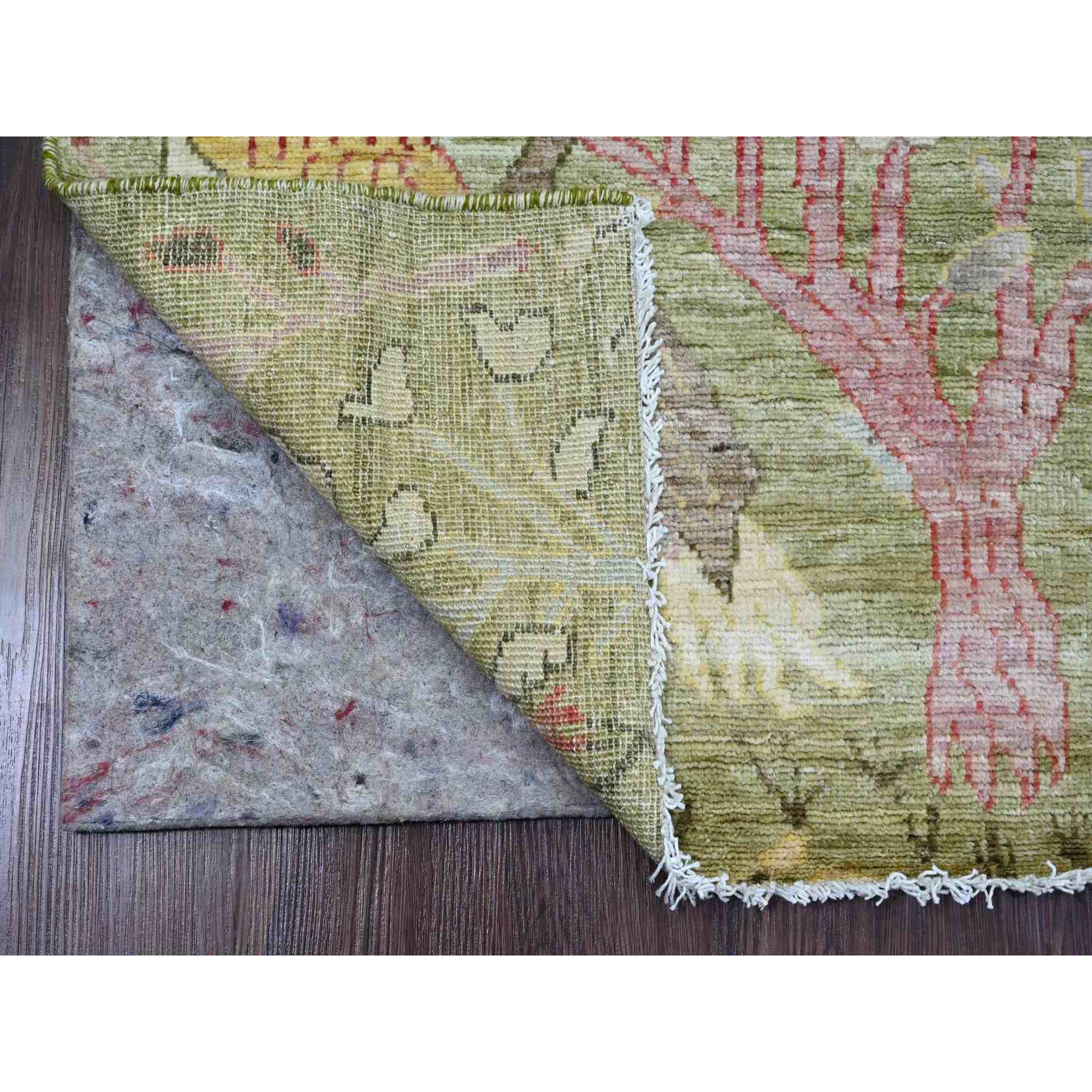 Oushak-And-Peshawar-Hand-Knotted-Rug-101355