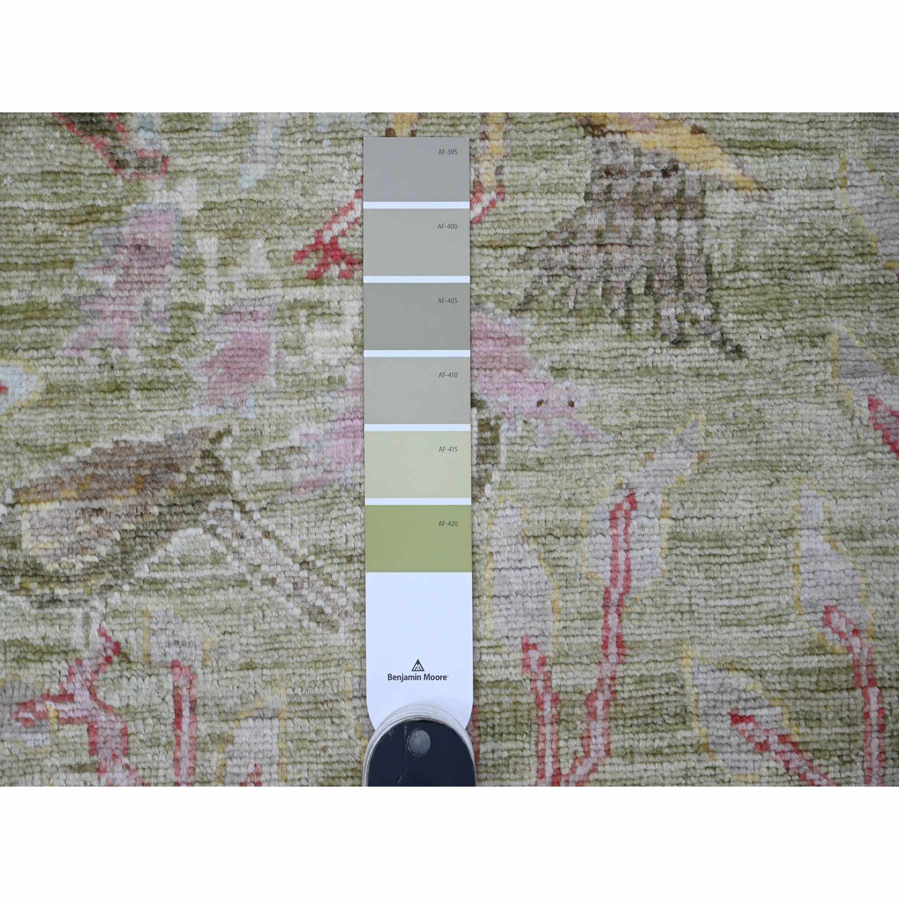 Oushak-And-Peshawar-Hand-Knotted-Rug-101355
