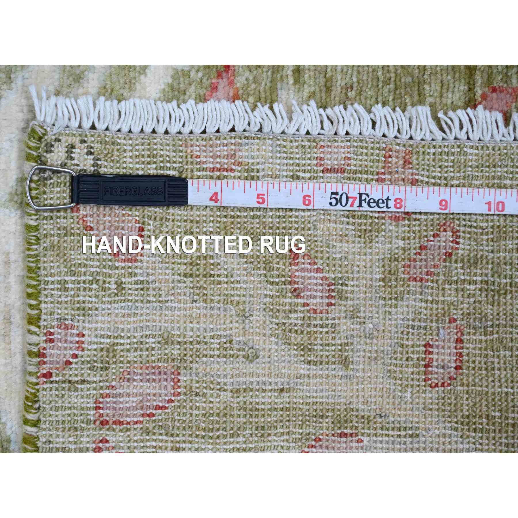 Oushak-And-Peshawar-Hand-Knotted-Rug-101355